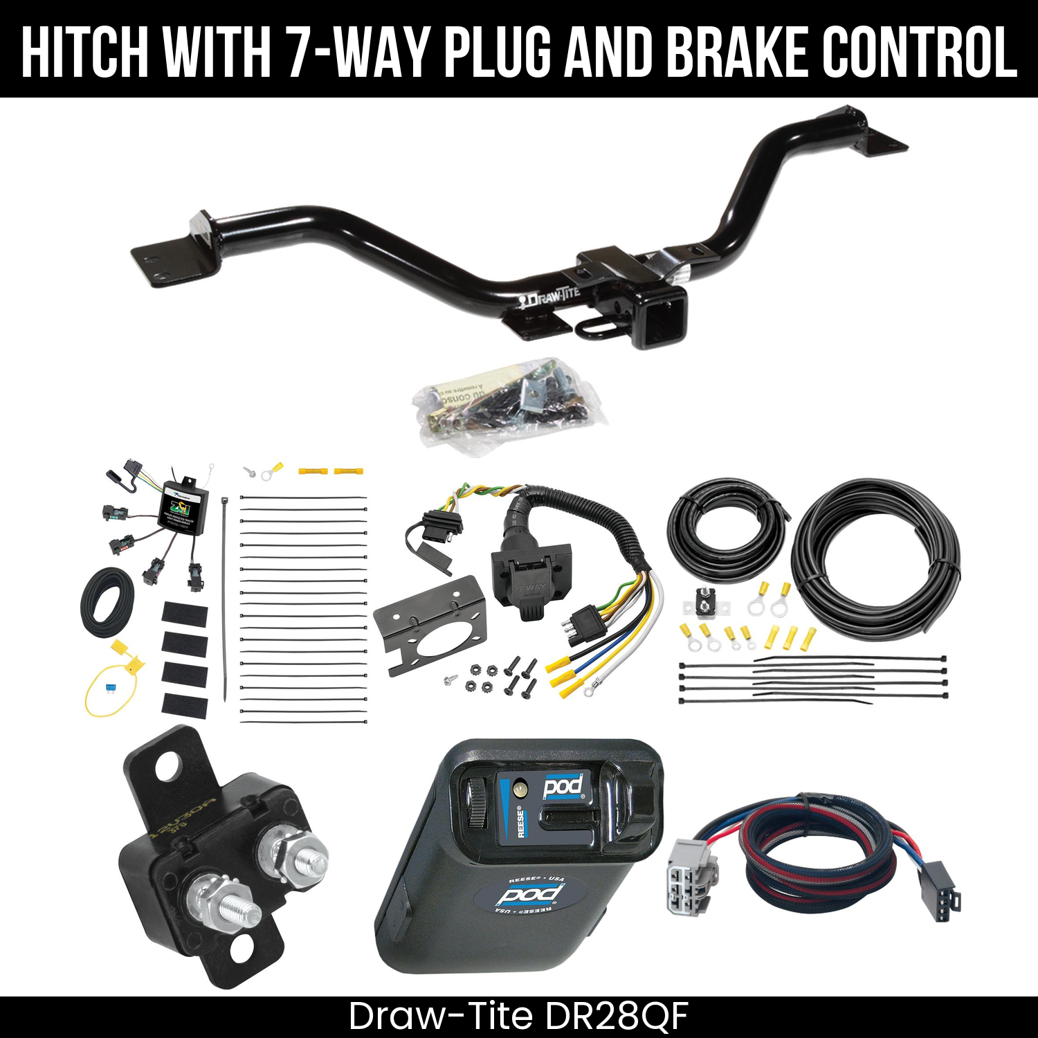 Trailer Hitch , 7-Way , Reese POD Brake Control