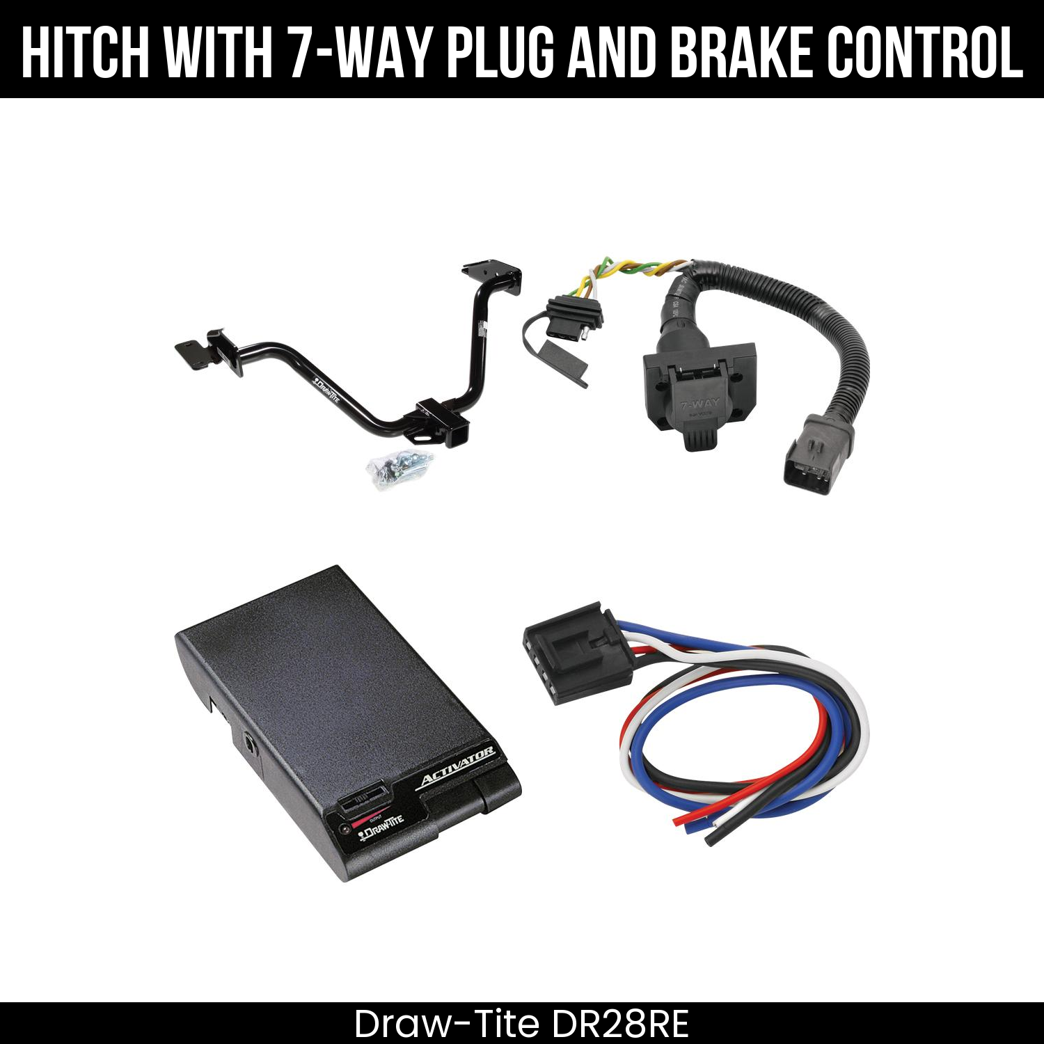 Trailer Hitch , 7-Way , Draw-Tite Activator Brake Control