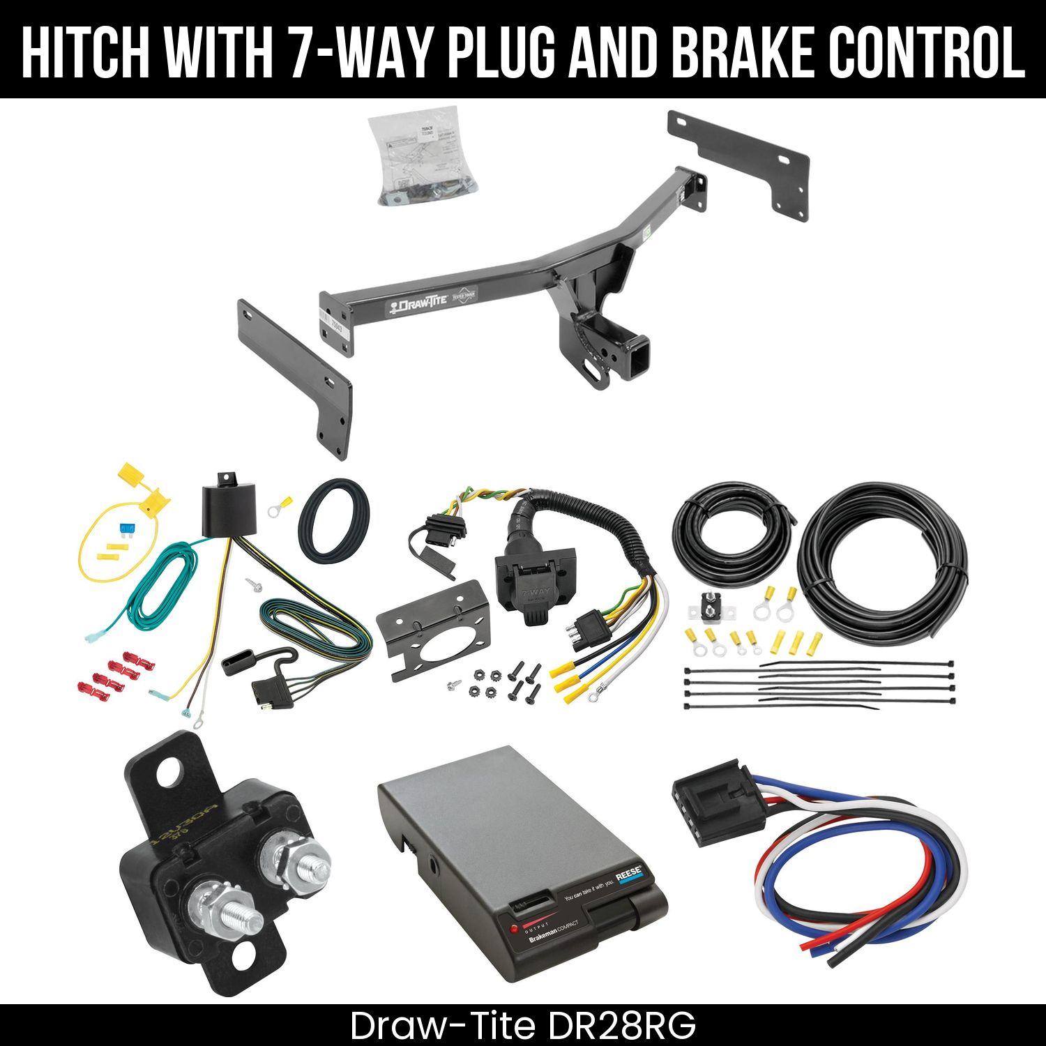 Trailer Hitch , 7-Way , Reese Brakeman Brake Control