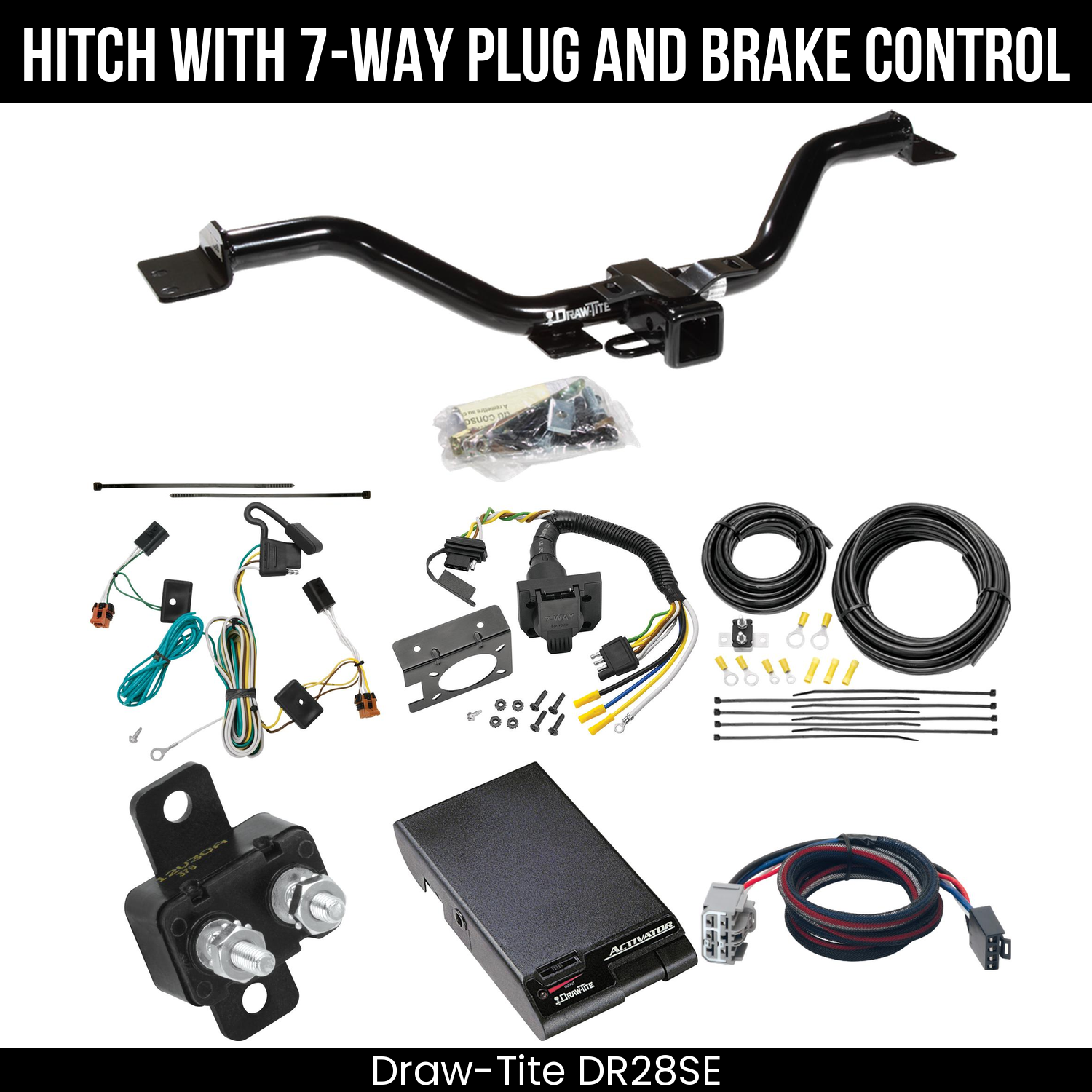 Trailer Hitch , 7-Way , Draw-Tite Activator Brake Control