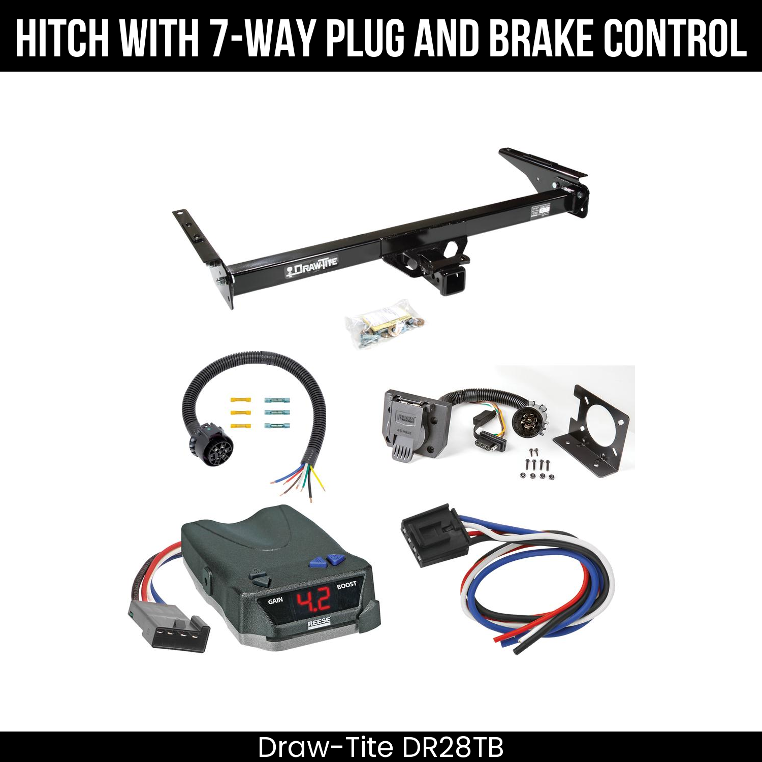Trailer Hitch , 7-Way , Reese Brake EVN Control