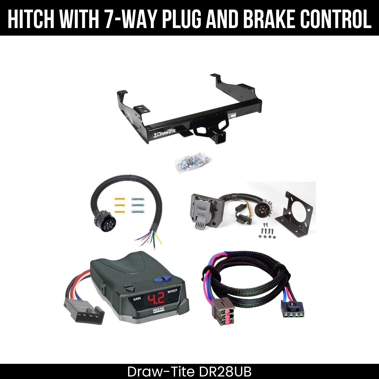 Trailer Hitch , 7-Way , Reese Brake EVN Control