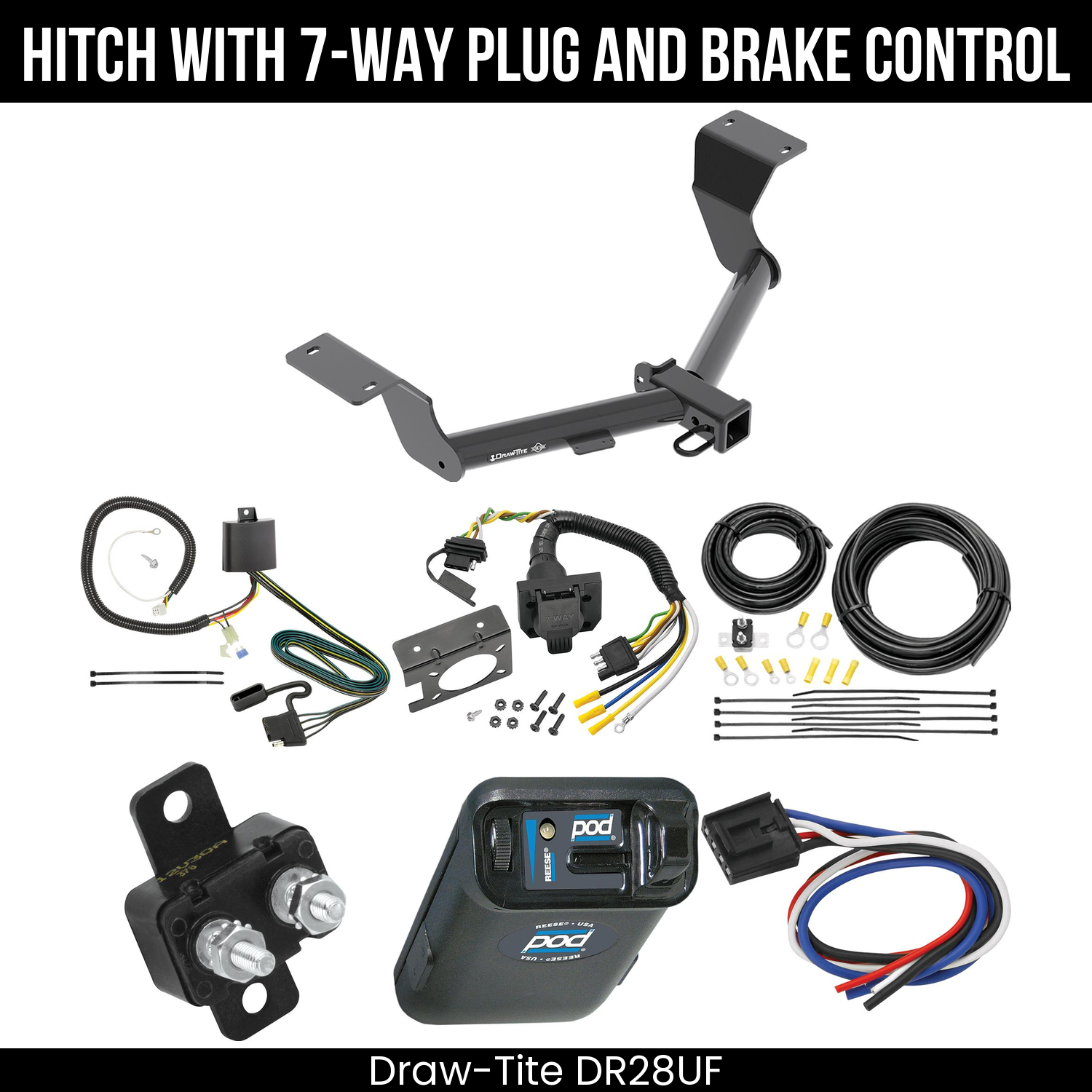 Trailer Hitch , 7-Way , Reese POD Brake Control
