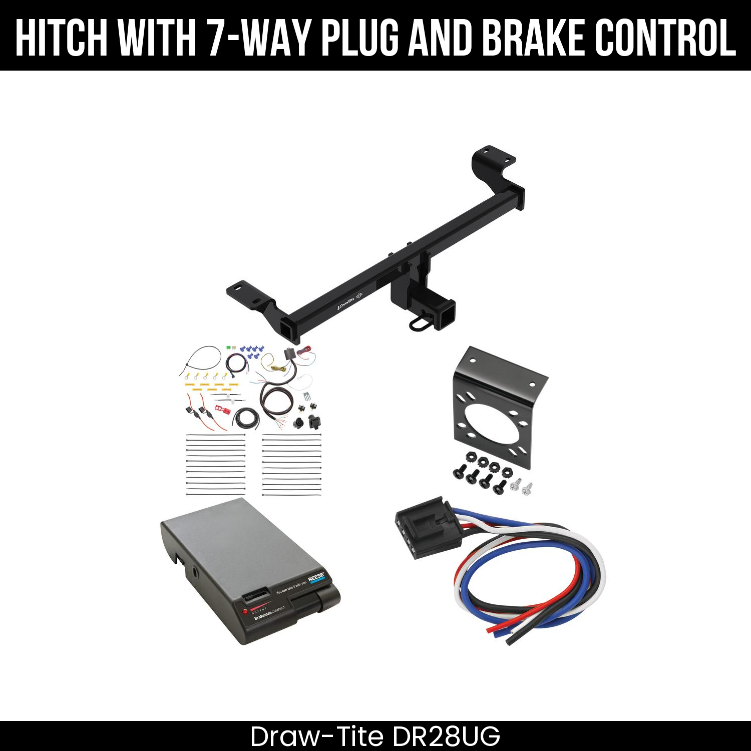 Trailer Hitch , 7-Way , Reese Brakeman Brake Control