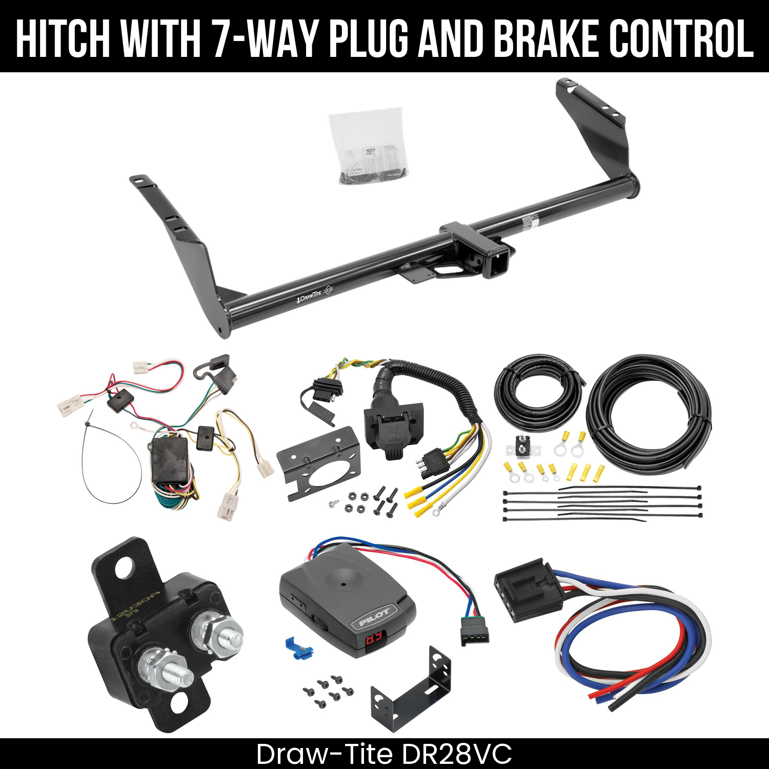 Trailer Hitch , 7-Way , Pro Series Pilot Brake Control