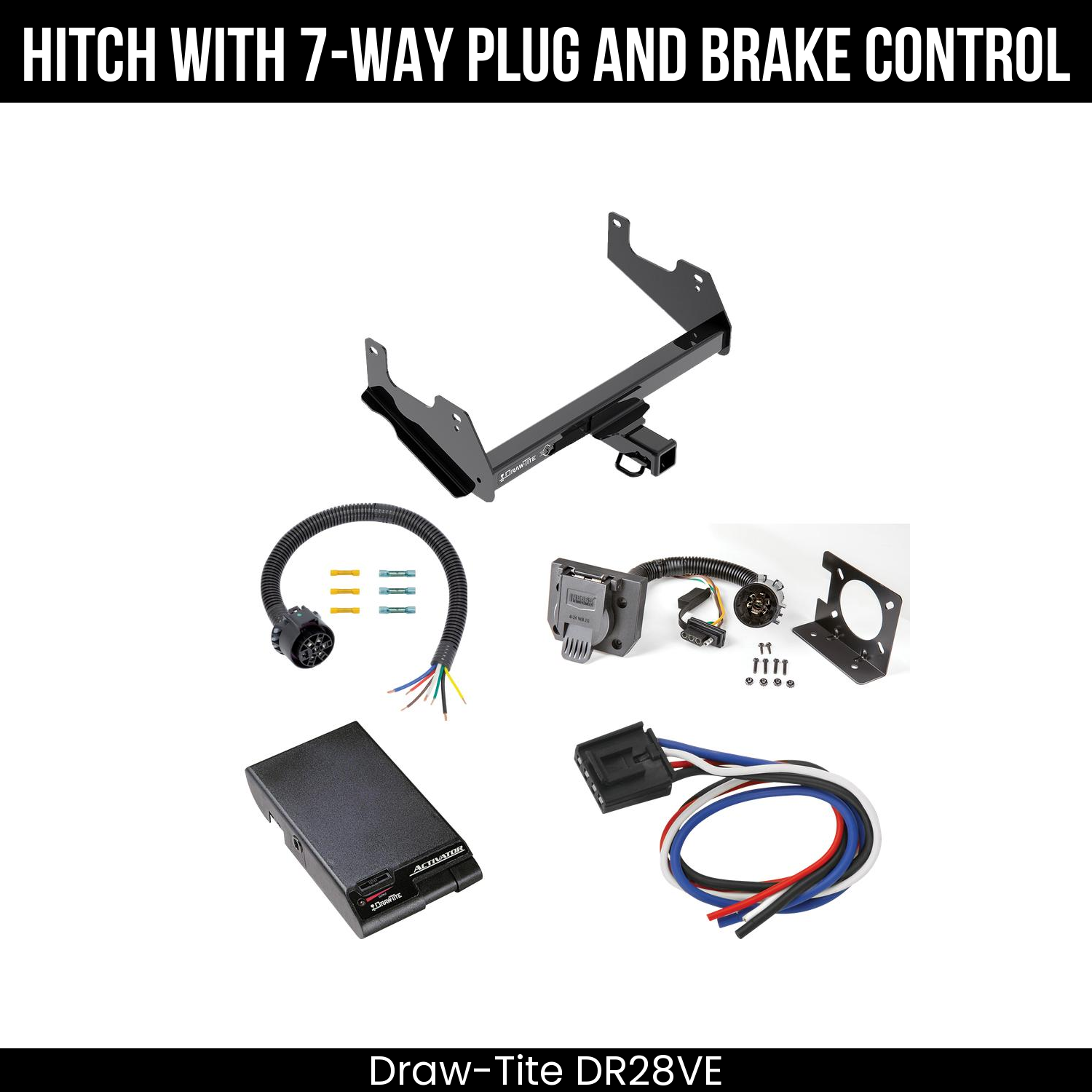 Trailer Hitch , 7-Way , Draw-Tite Activator Brake Control