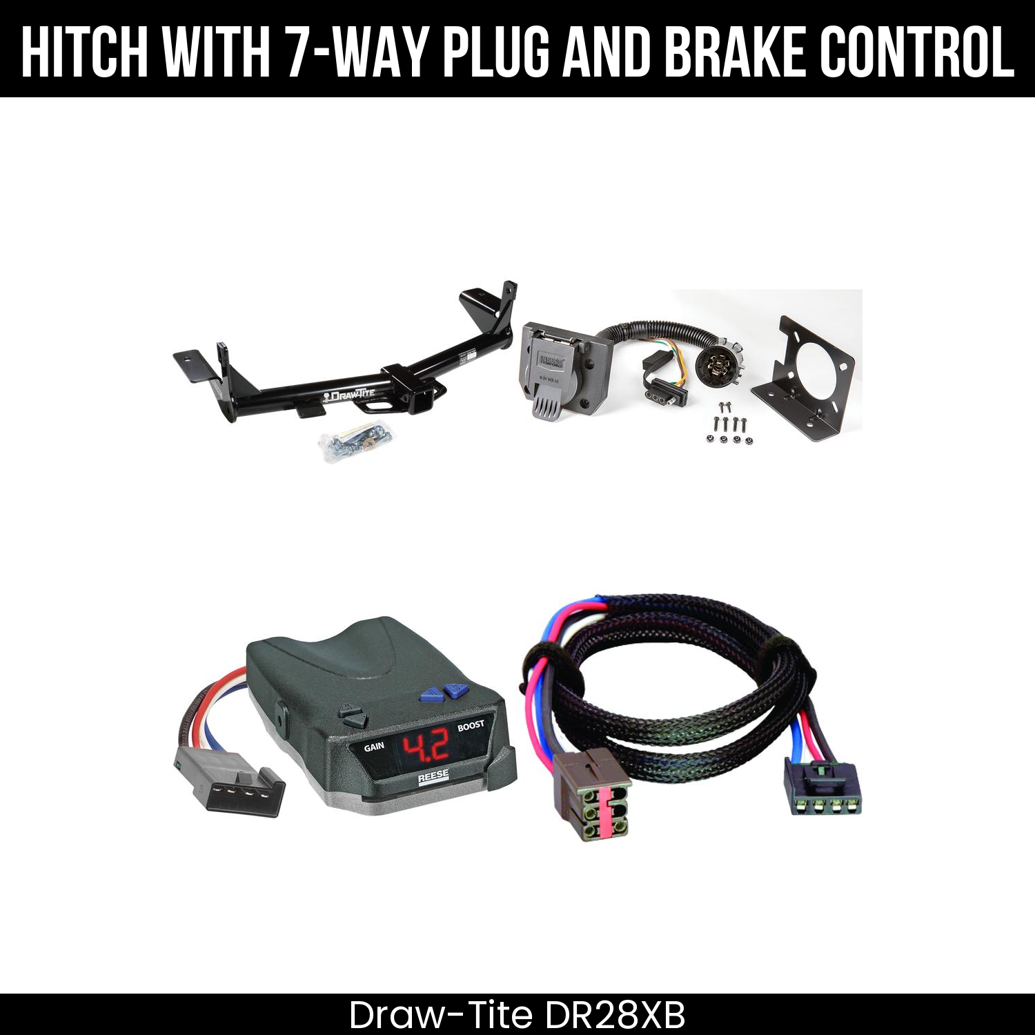 Trailer Hitch , 7-Way , Reese Brake EVN Control