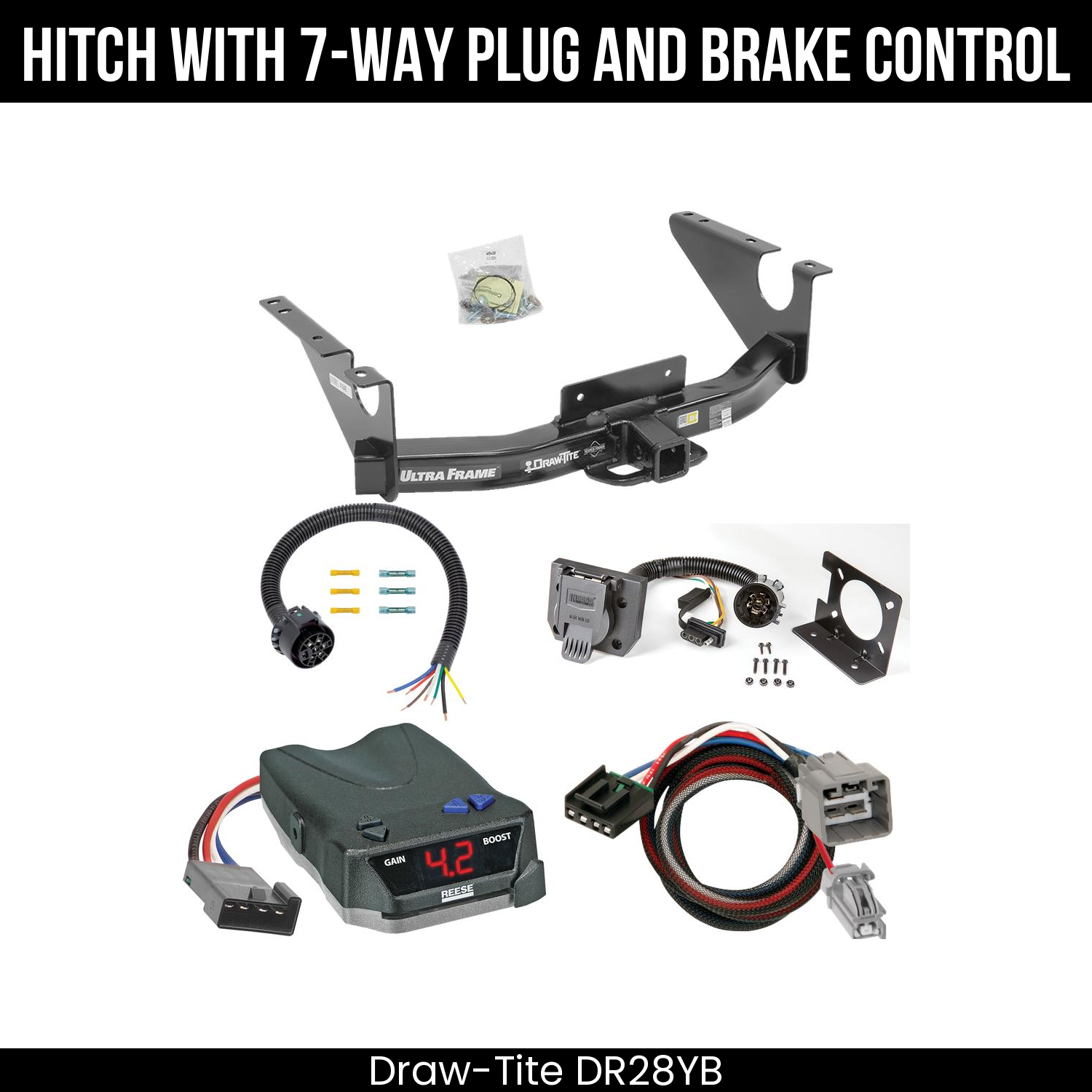 Trailer Hitch , 7-Way , Reese Brake EVN Control