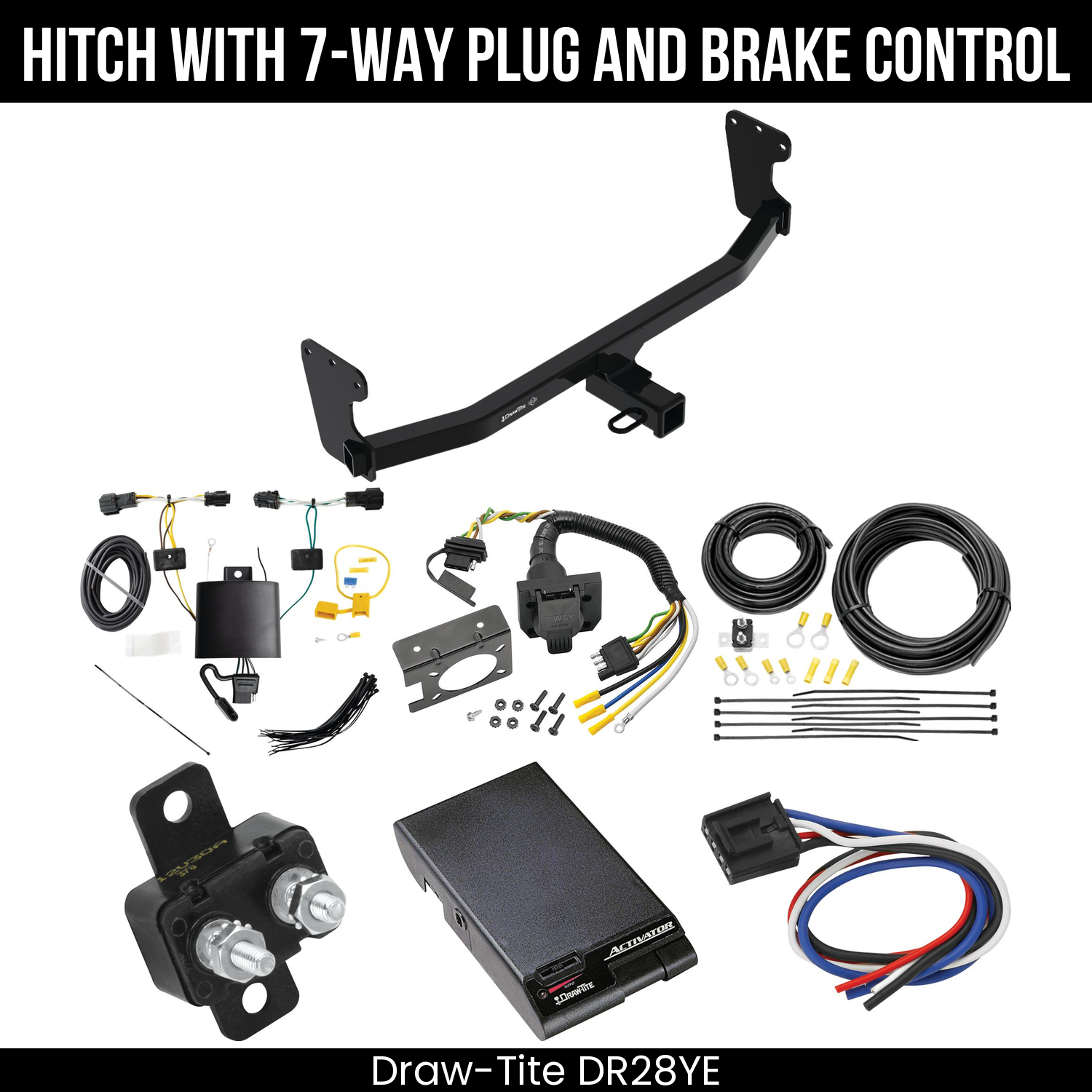 Trailer Hitch , 7-Way , Draw-Tite Activator Brake Control
