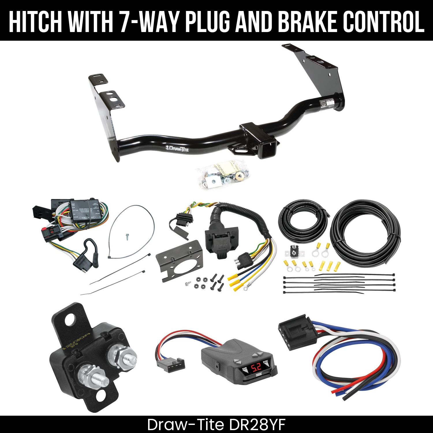 Trailer Hitch , 7-Way , Reese Brakeman IV Brake Control