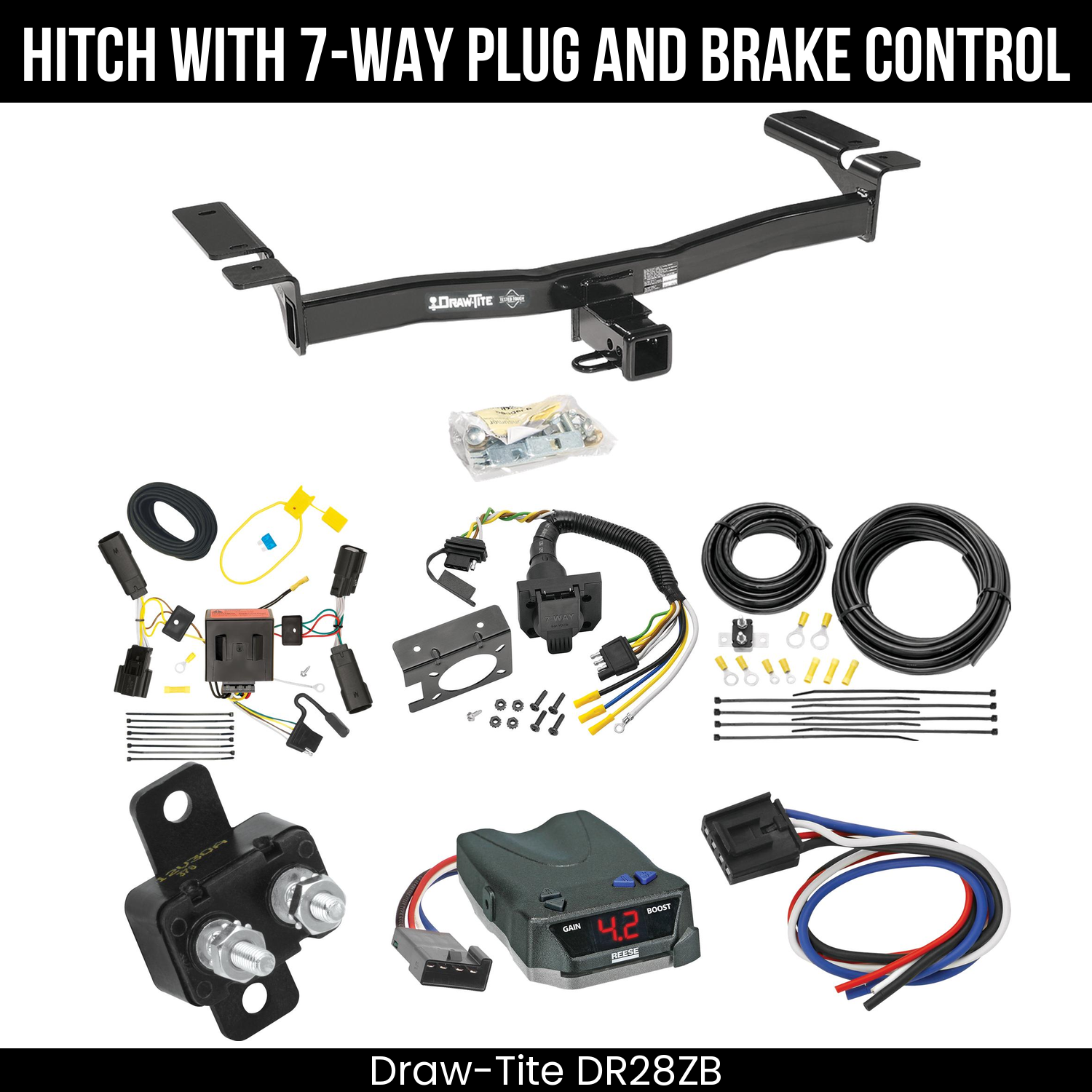 Trailer Hitch , 7-Way , Reese Brake EVN Control