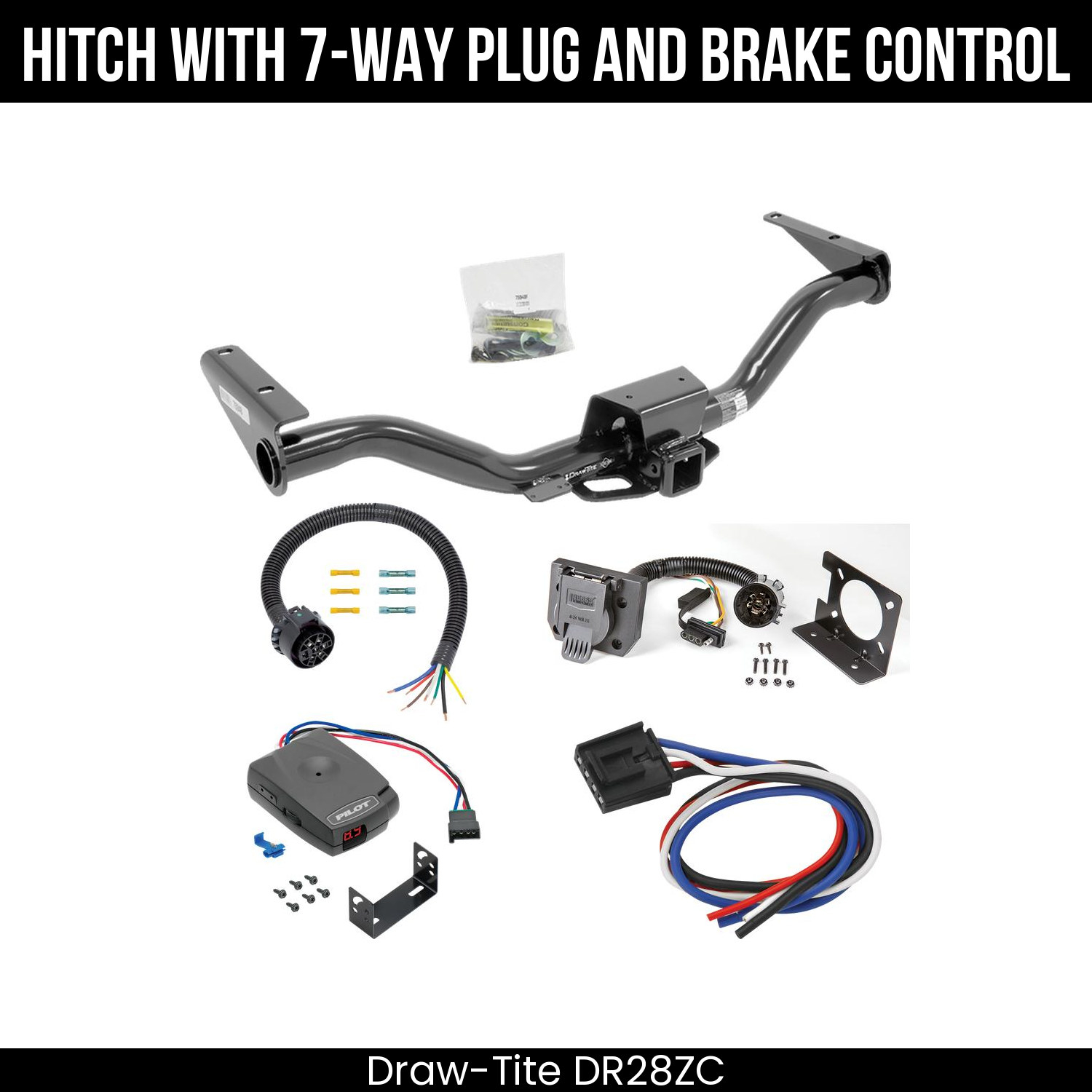 Trailer Hitch , 7-Way , Pro Series Pilot Brake Control