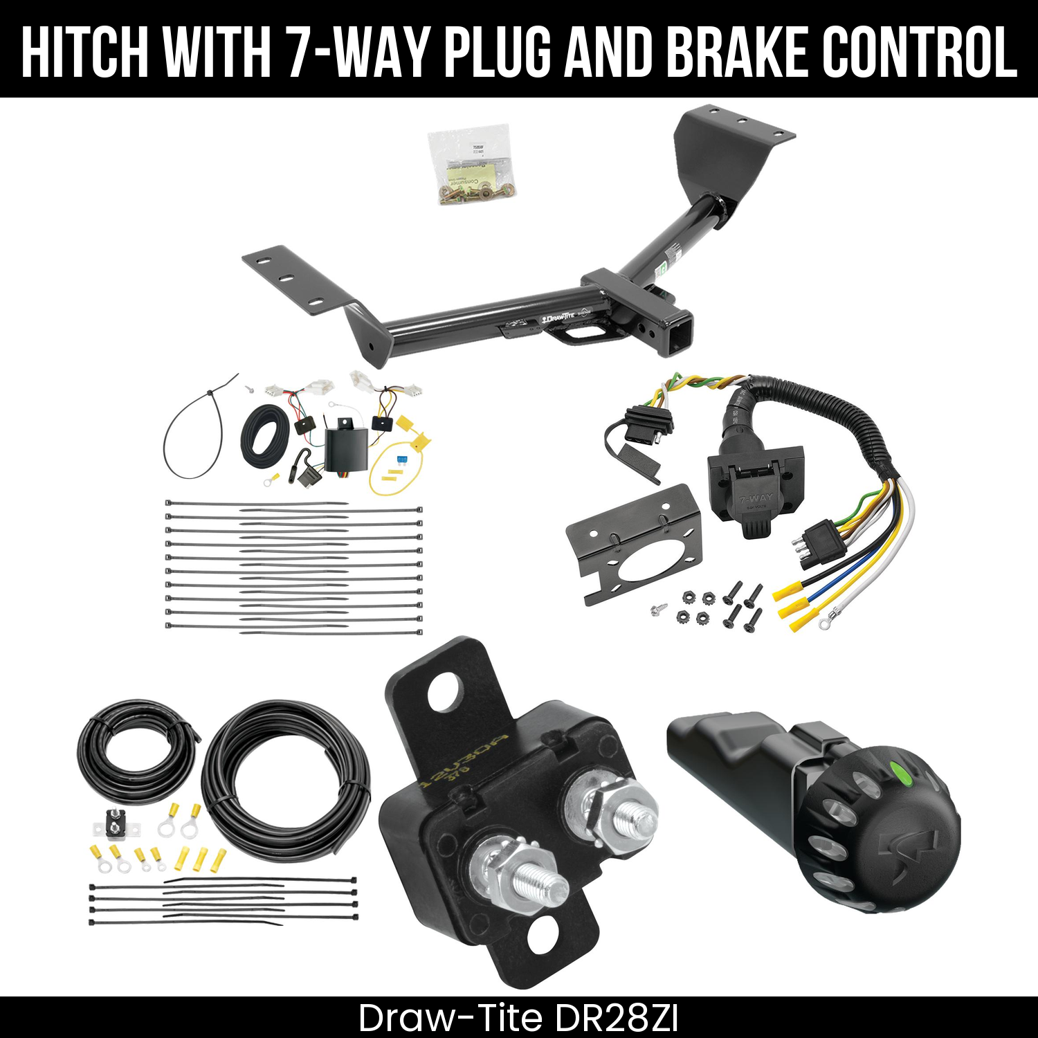 Trailer Hitch , 7-Way , Tekonsha Voyager iD Smart Brake Control