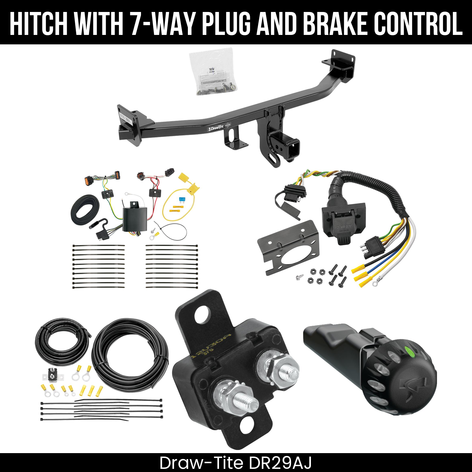 Trailer Hitch , 7-Way , Tekonsha Voyager iD Smart Brake Control