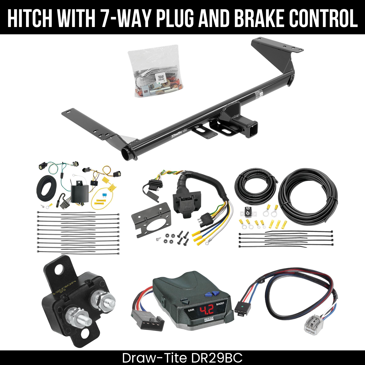 Trailer Hitch , 7-Way , Reese Brake EVN Control