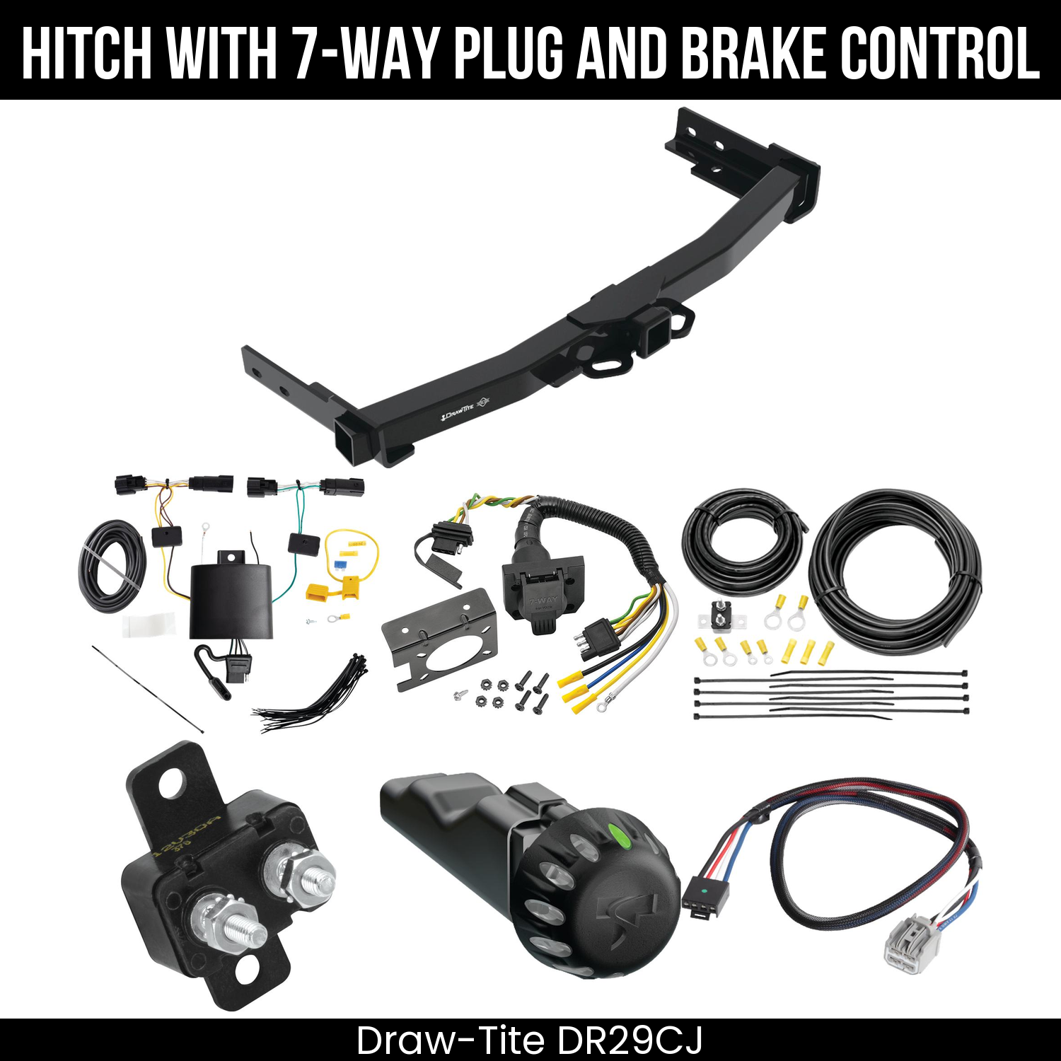 Trailer Hitch , 7-Way , Tekonsha Voyager iD Smart Brake Control