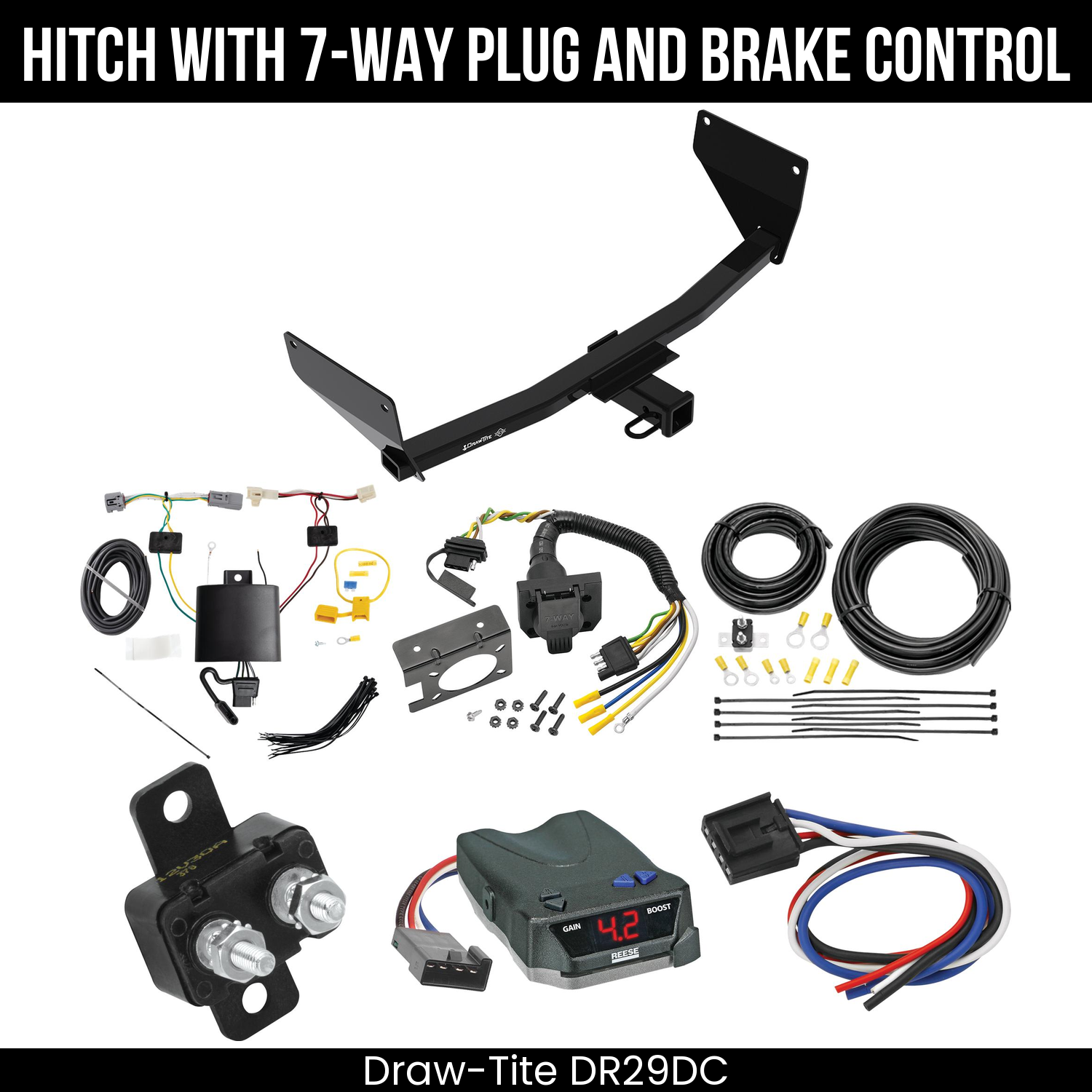 Trailer Hitch , 7-Way , Reese Brake EVN Control