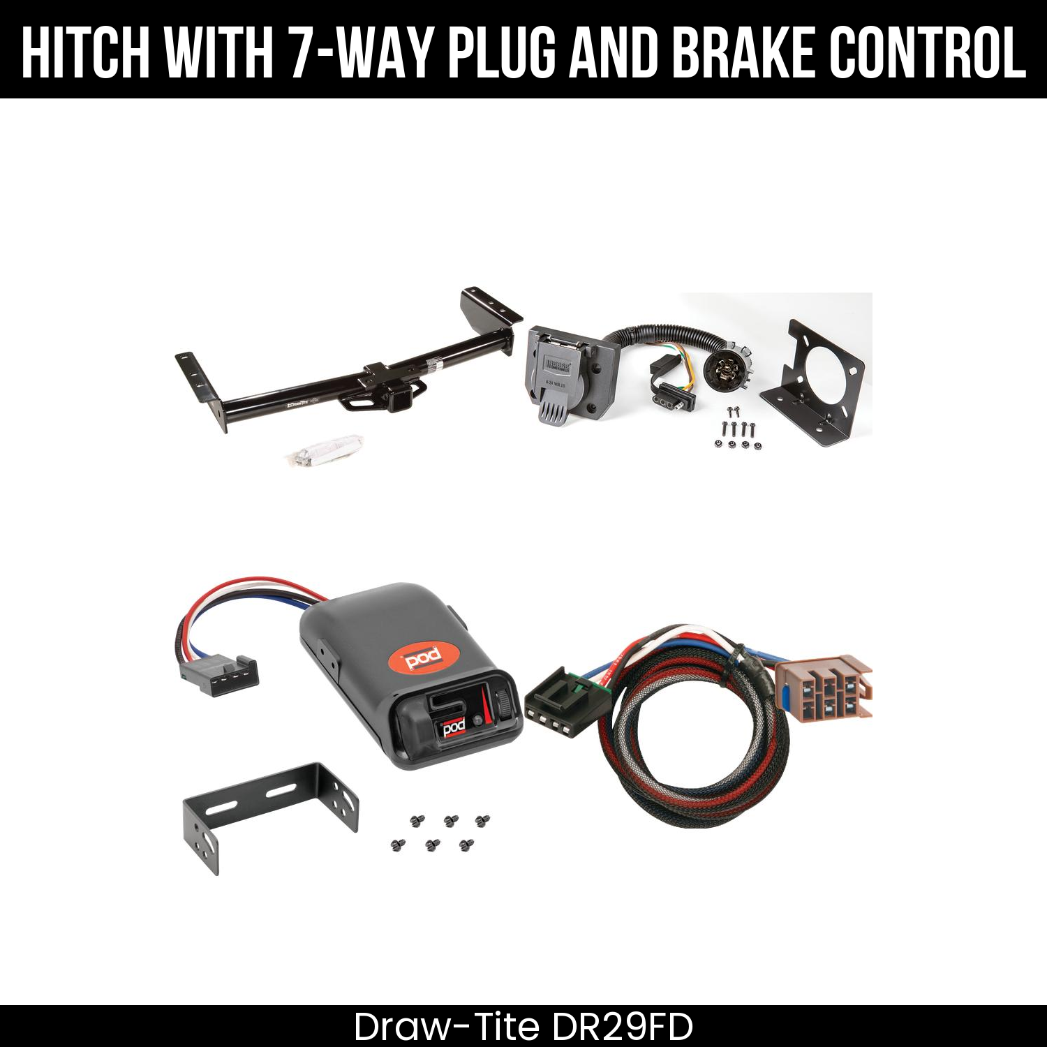 Trailer Hitch , 7-Way , Pro Series POD Brake Control