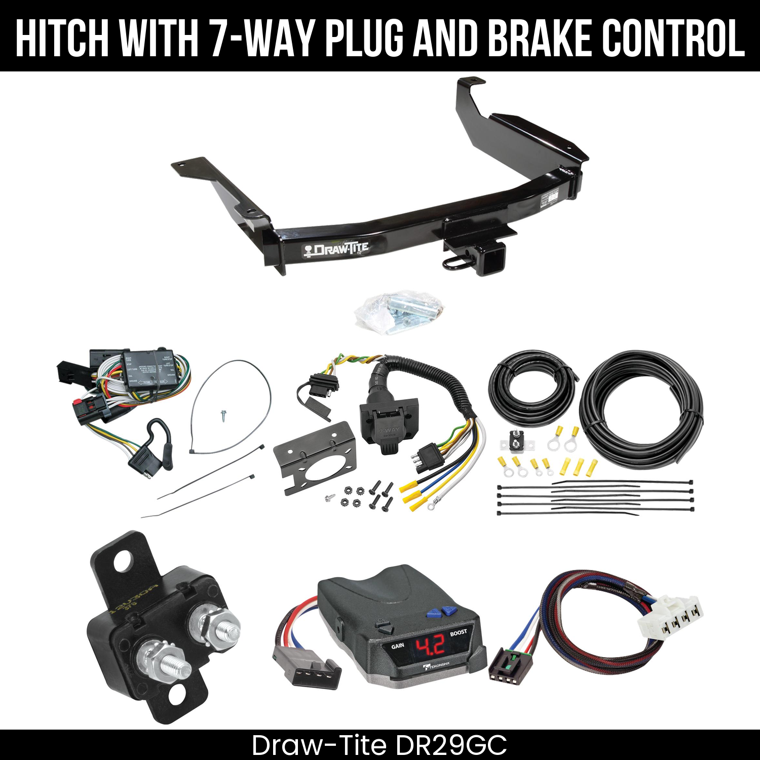Trailer Hitch , 7-Way , Tekonsha Brake EVN Control