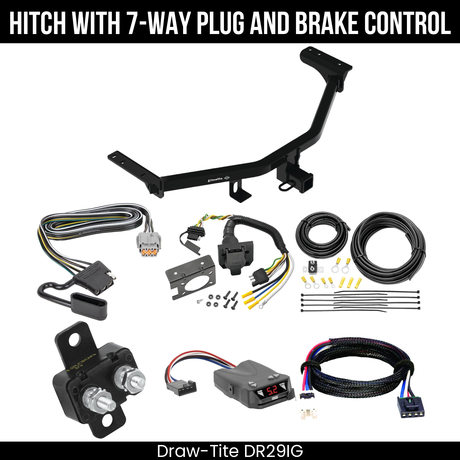 Trailer Hitch , 7-Way , Reese Brakeman IV Brake Control
