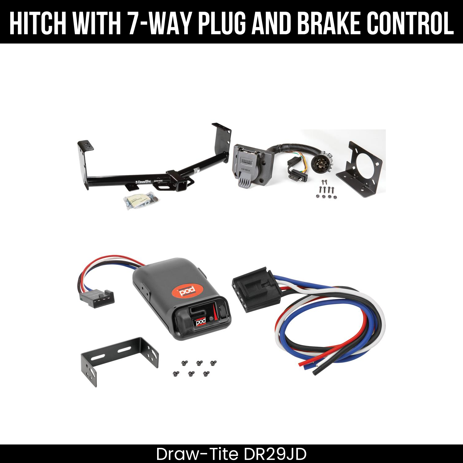 Trailer Hitch , 7-Way , Pro Series POD Brake Control