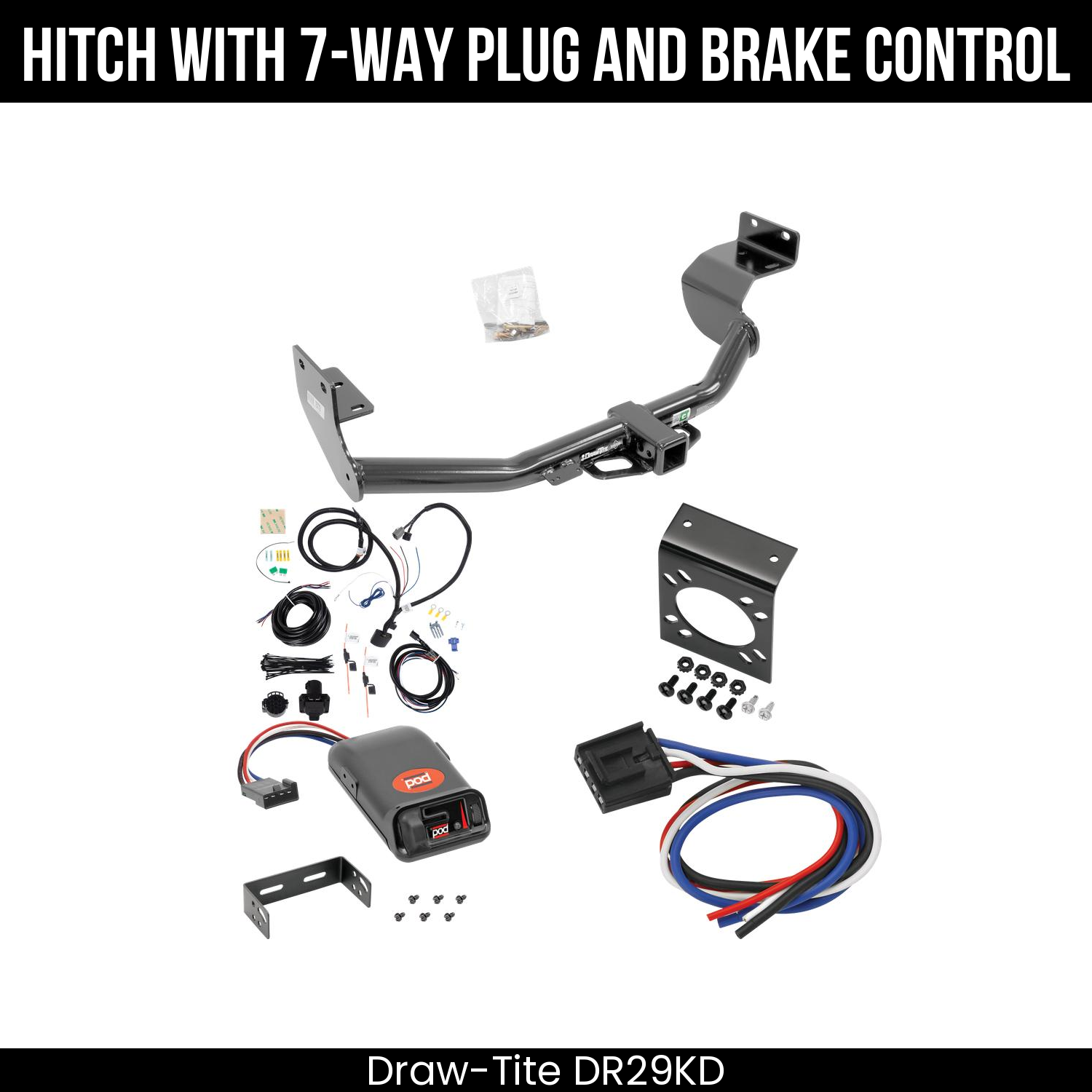 Trailer Hitch , 7-Way , Pro Series POD Brake Control