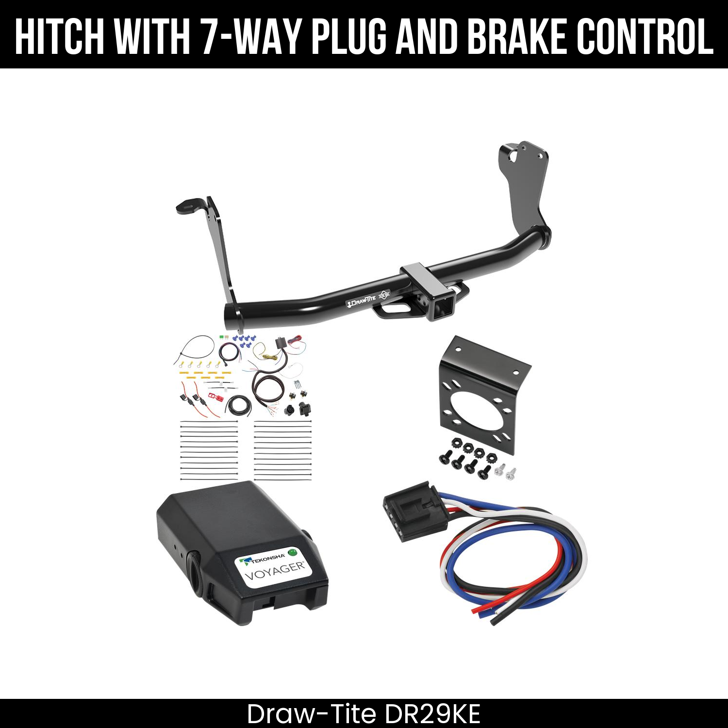Trailer Hitch , 7-Way , Tekonsha Voyager Brake Control