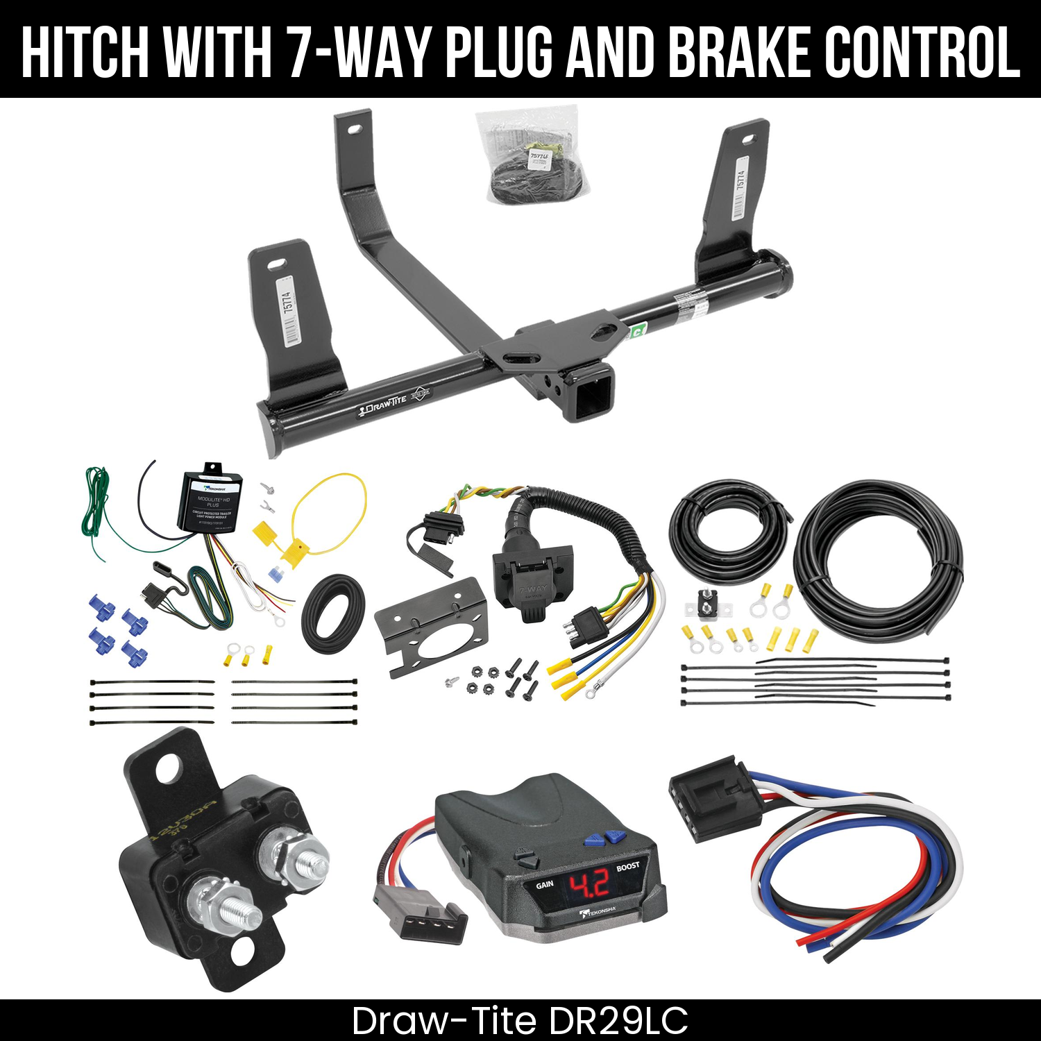Trailer Hitch , 7-Way , Tekonsha Brake EVN Control