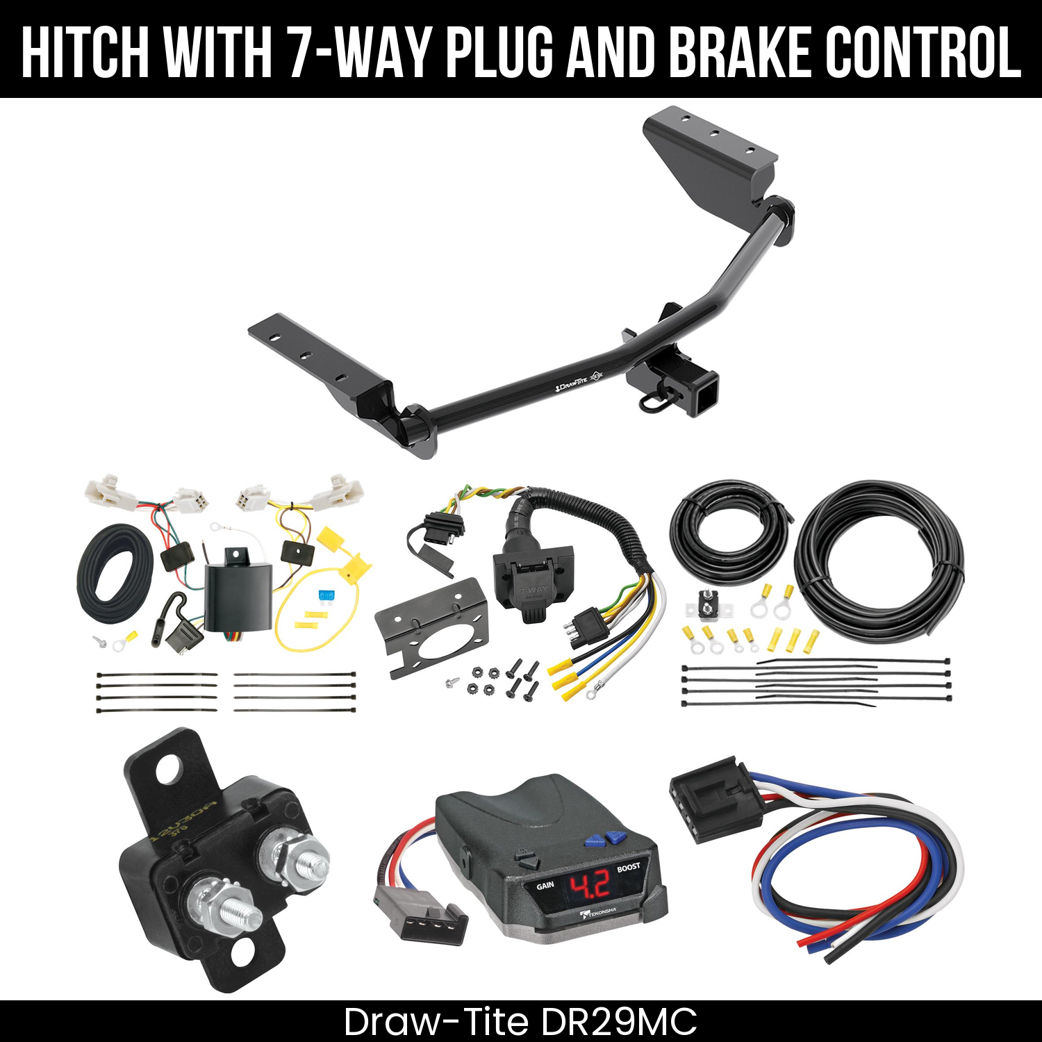 Trailer Hitch , 7-Way , Tekonsha Brake EVN Control