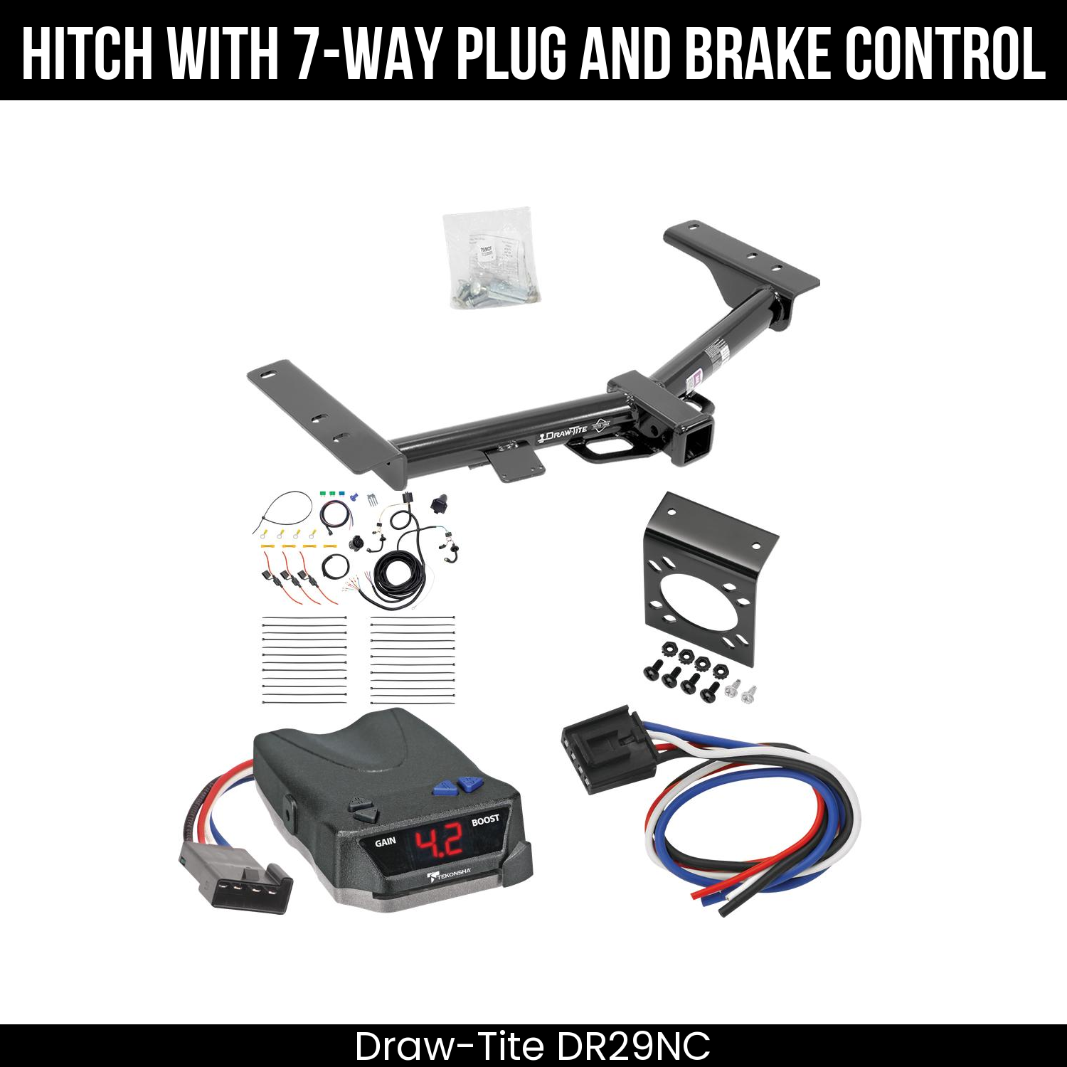 Trailer Hitch , 7-Way , Tekonsha Brake EVN Control