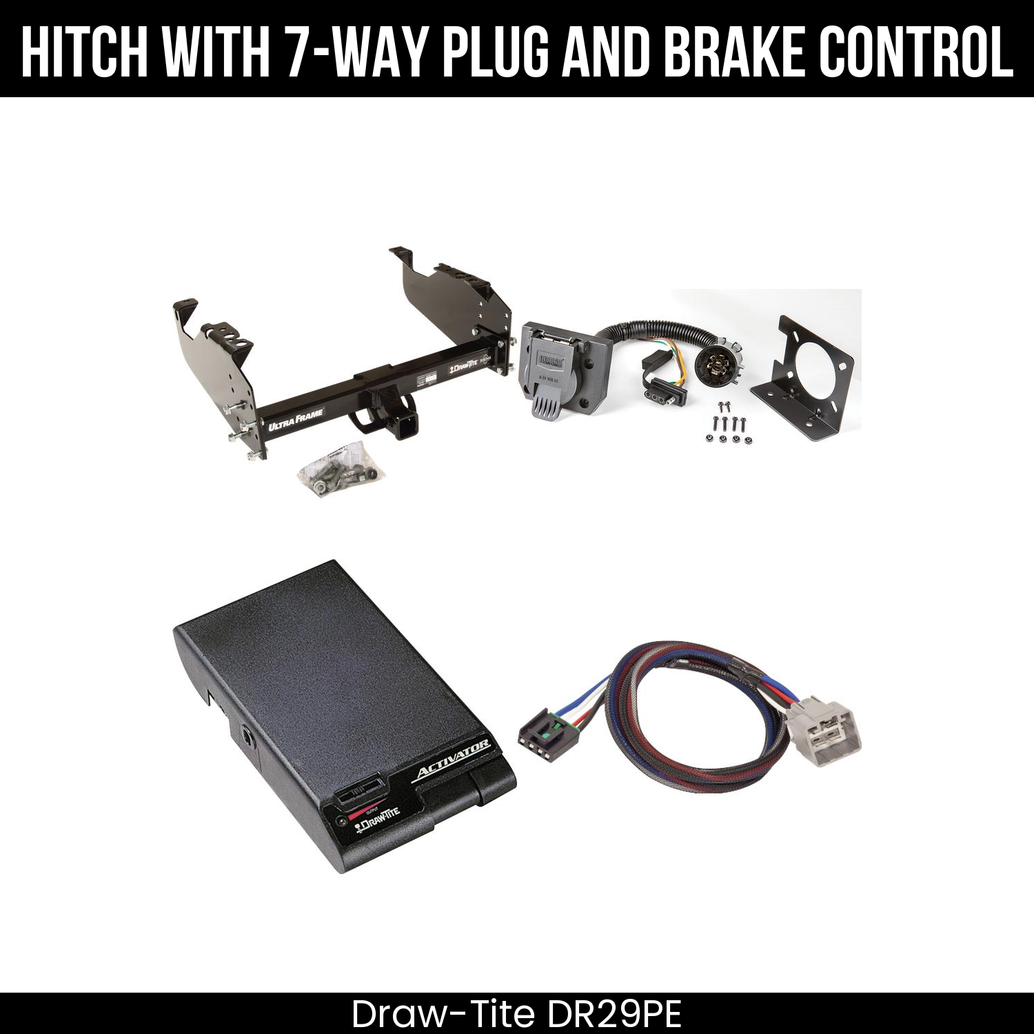 Trailer Hitch , 7-Way , Draw-Tite Activator Brake Control