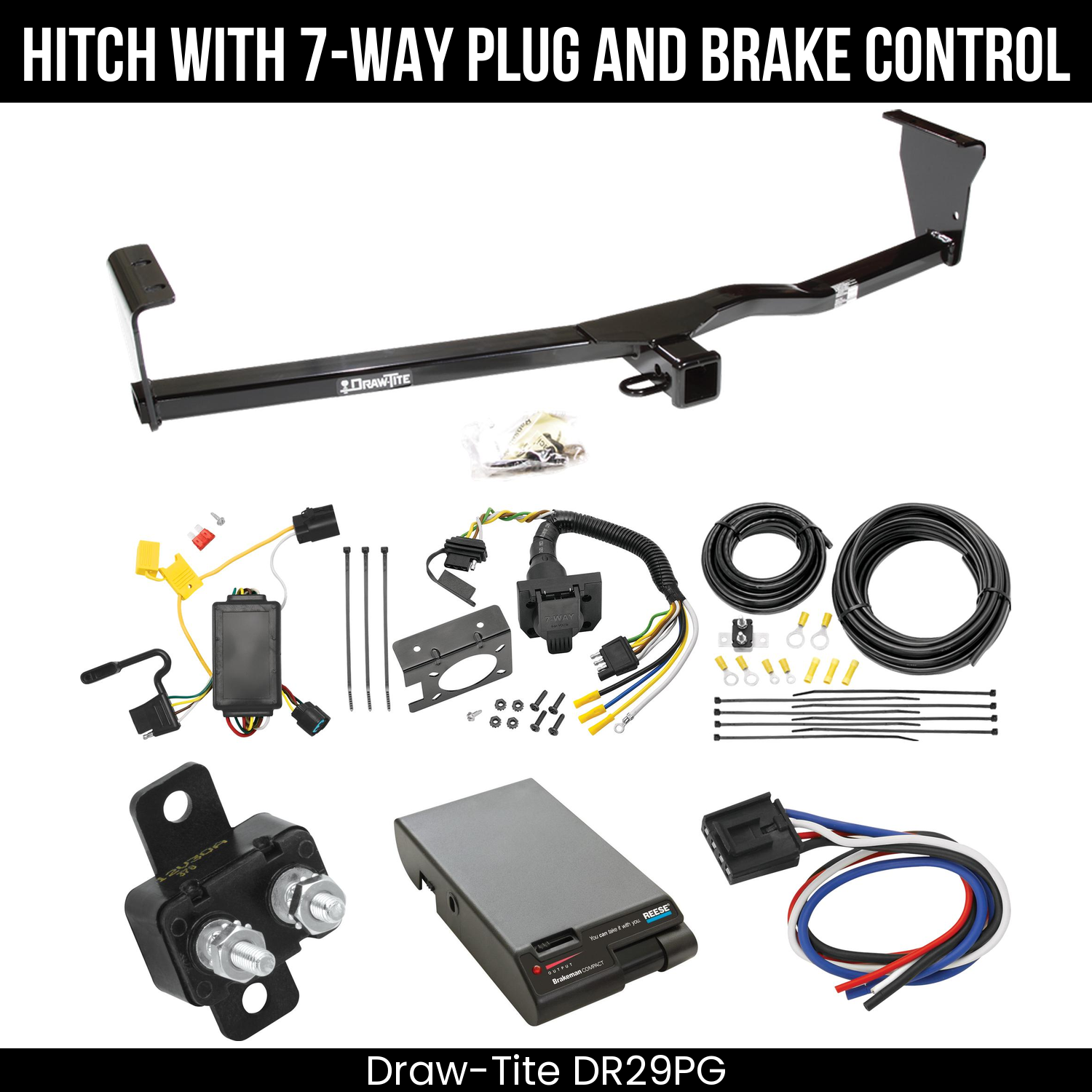 Trailer Hitch , 7-Way , Reese Brakeman Brake Control
