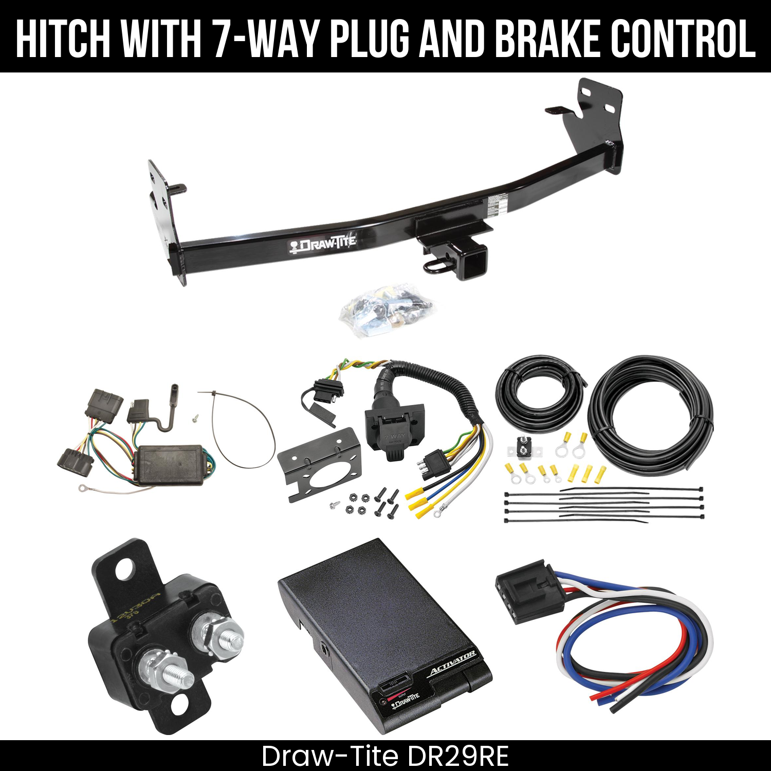 Trailer Hitch , 7-Way , Draw-Tite Activator Brake Control