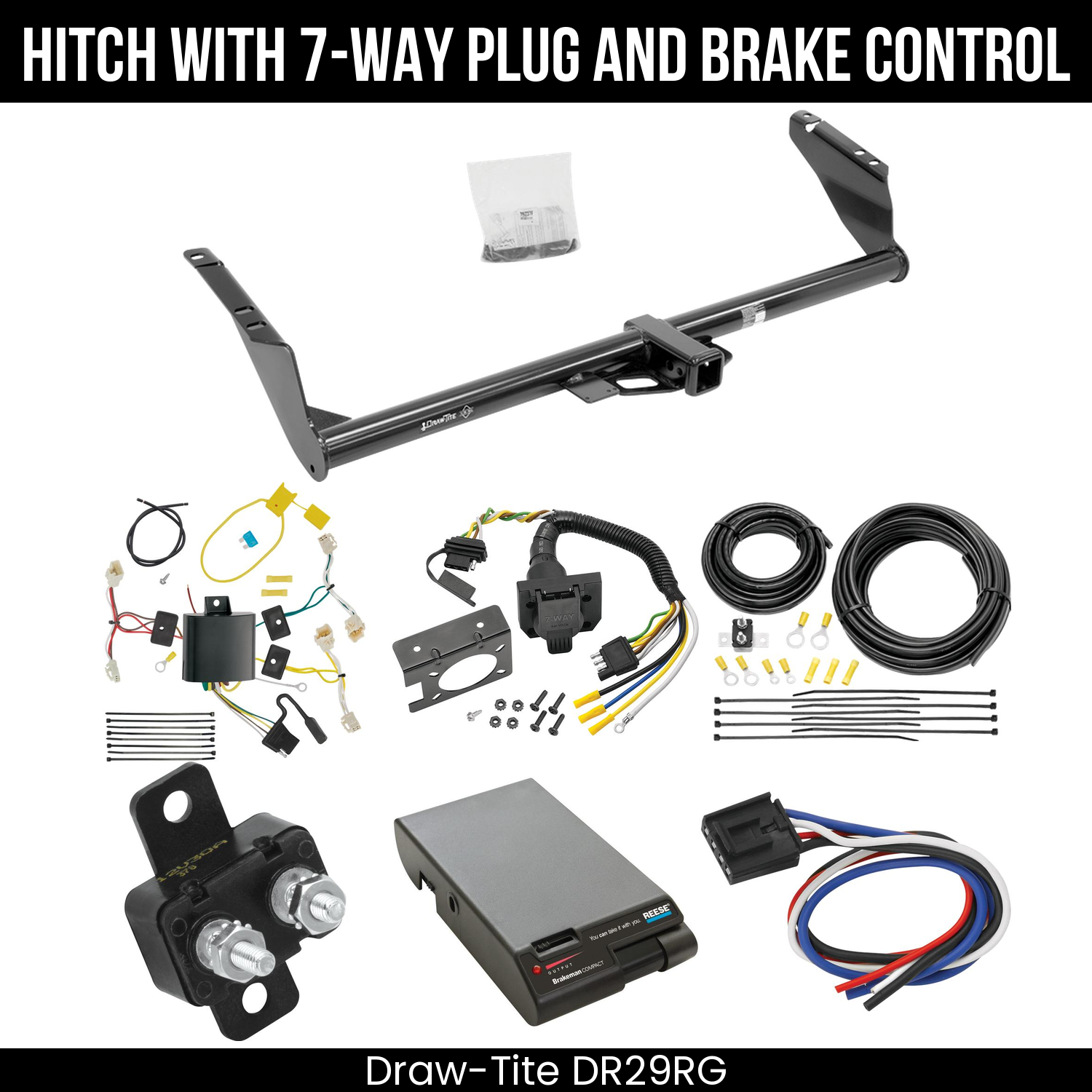 Trailer Hitch , 7-Way , Reese Brakeman Brake Control