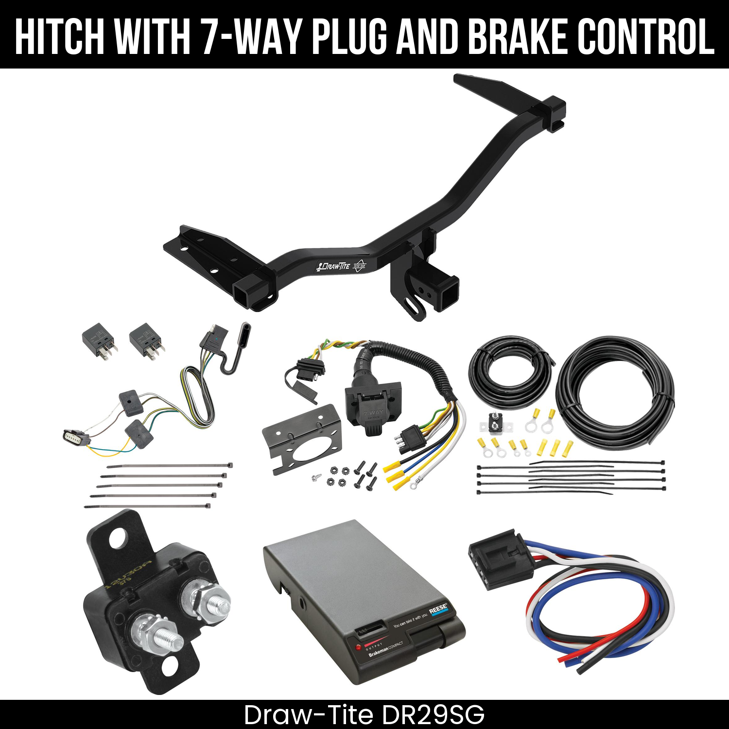 Trailer Hitch , 7-Way , Reese Brakeman Brake Control