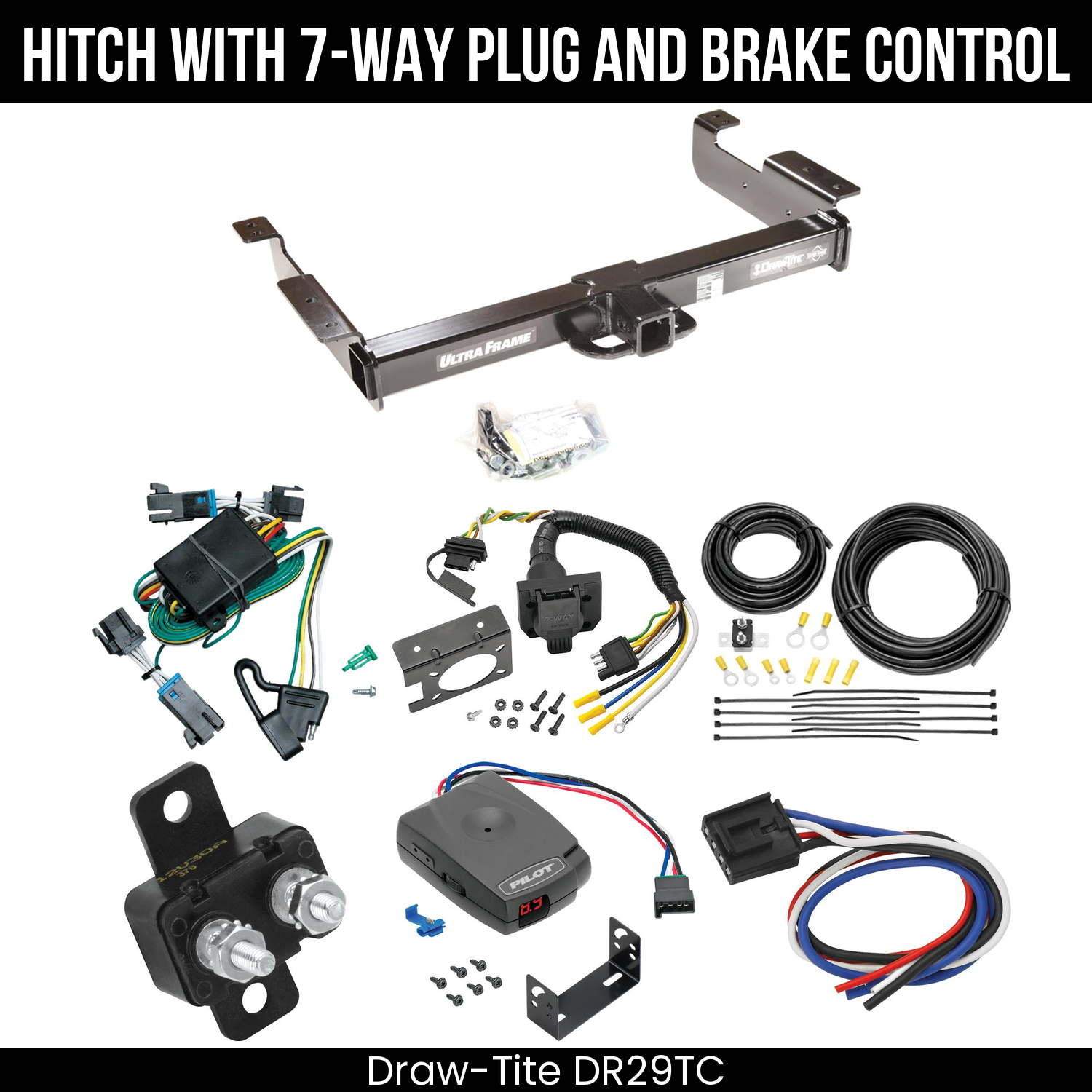 Trailer Hitch , 7-Way , Pro Series Pilot Brake Control
