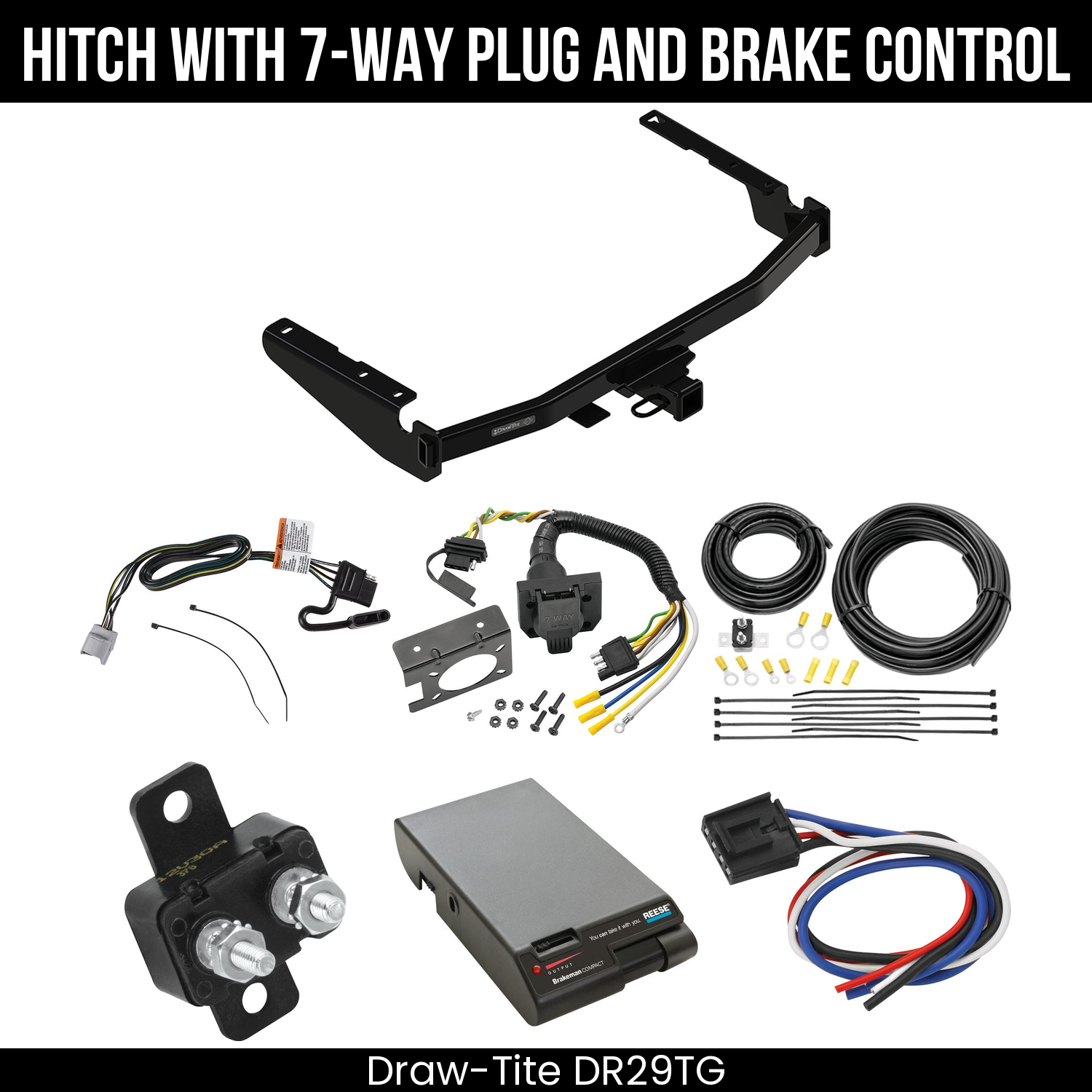 Trailer Hitch , 7-Way , Reese Brakeman Brake Control