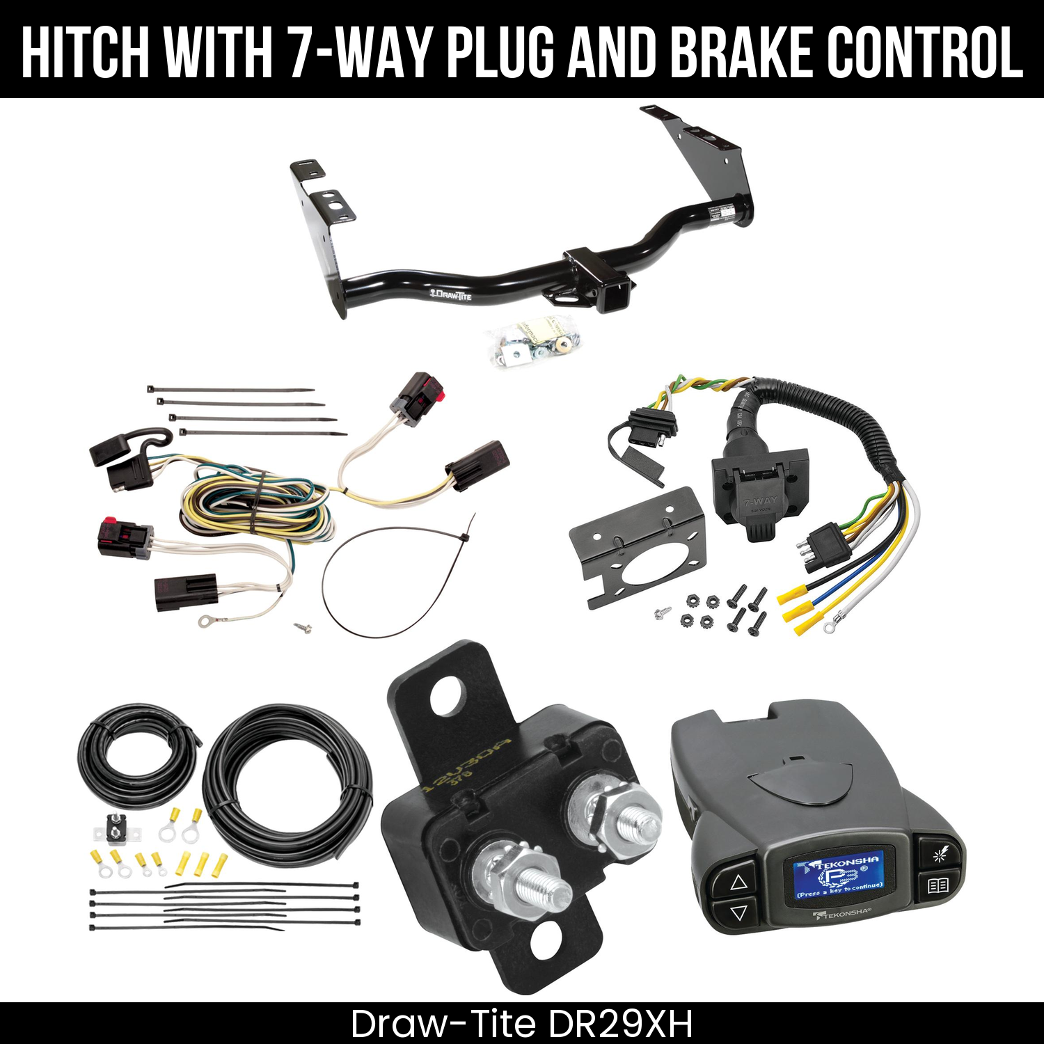 Trailer Hitch , 7-Way , Tekonsha Prodigy P3 Brake Control