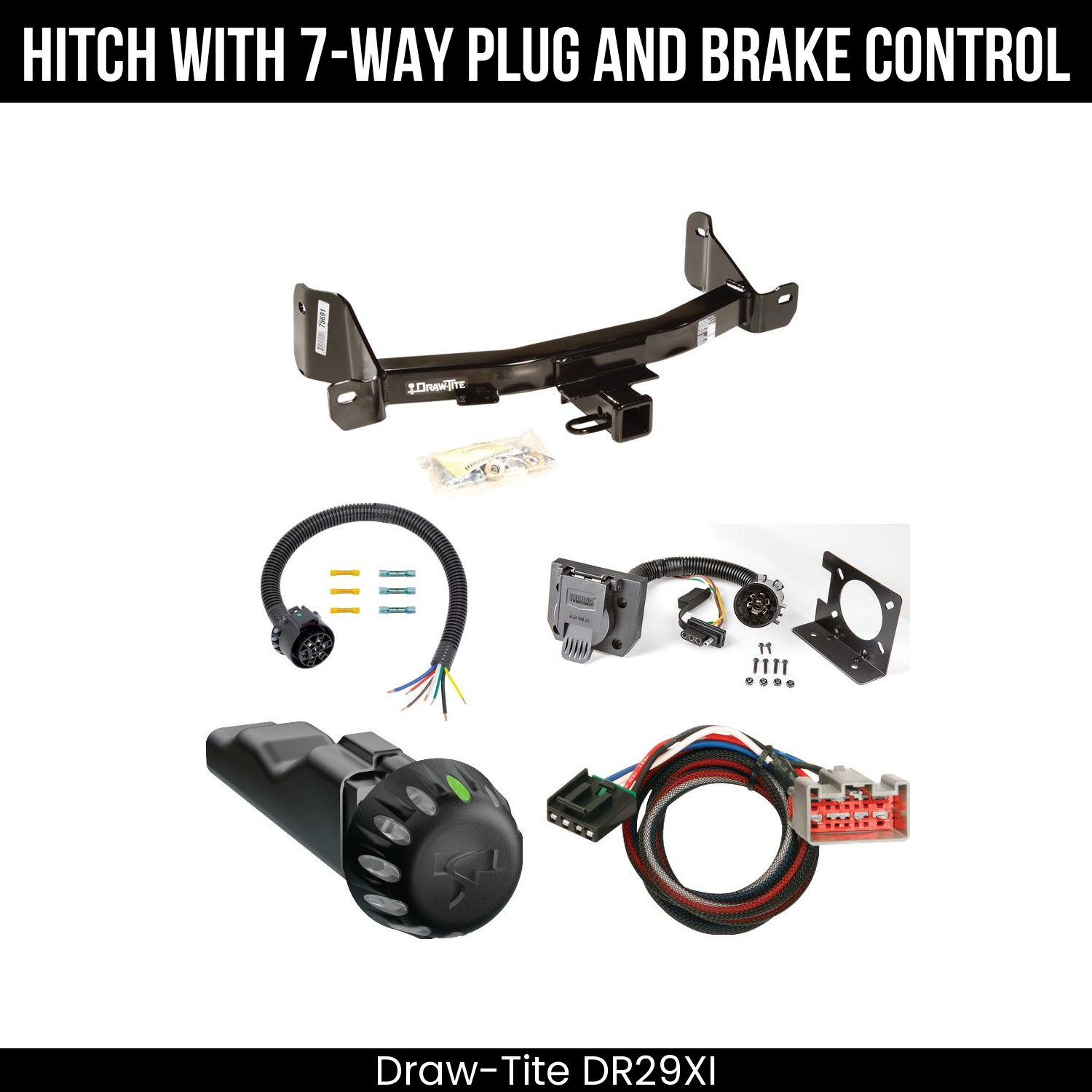 Trailer Hitch , 7-Way , Tekonsha Voyager iD Smart Brake Control