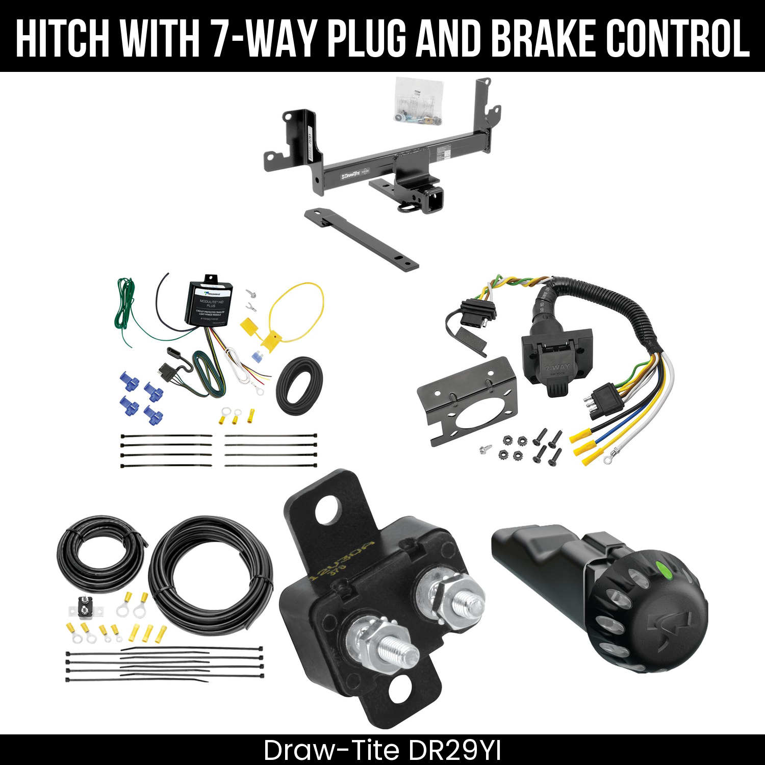 Trailer Hitch , 7-Way , Tekonsha Voyager iD Smart Brake Control