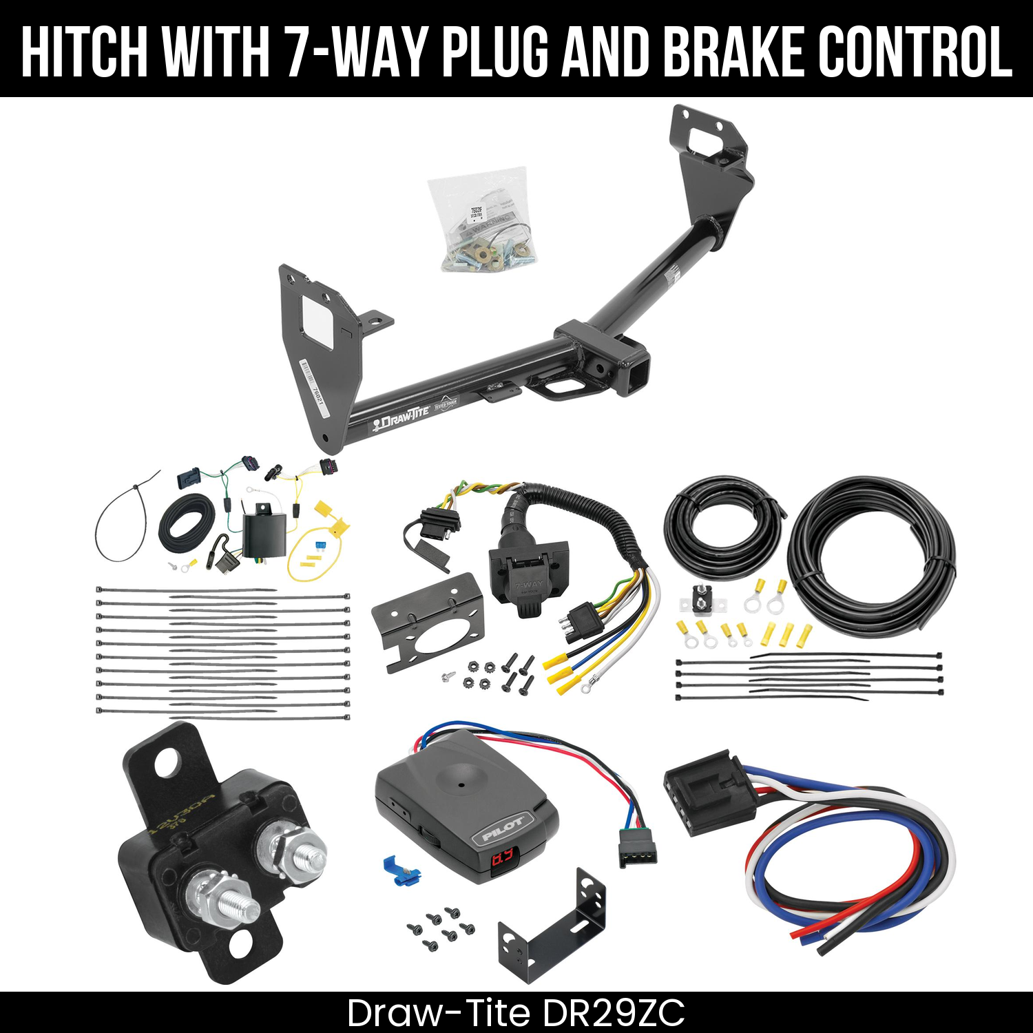 Trailer Hitch , 7-Way , Pro Series Pilot Brake Control