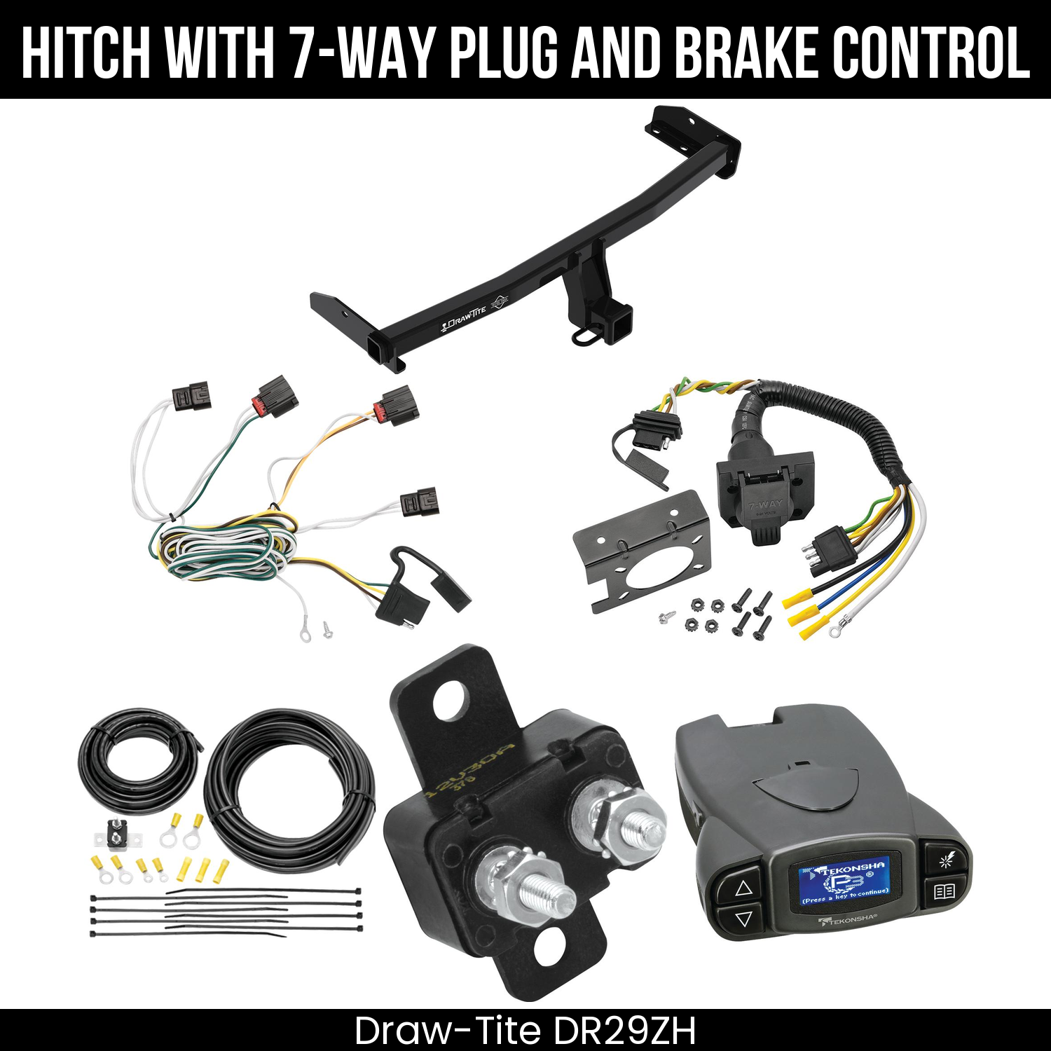 Trailer Hitch , 7-Way , Tekonsha Prodigy P3 Brake Control