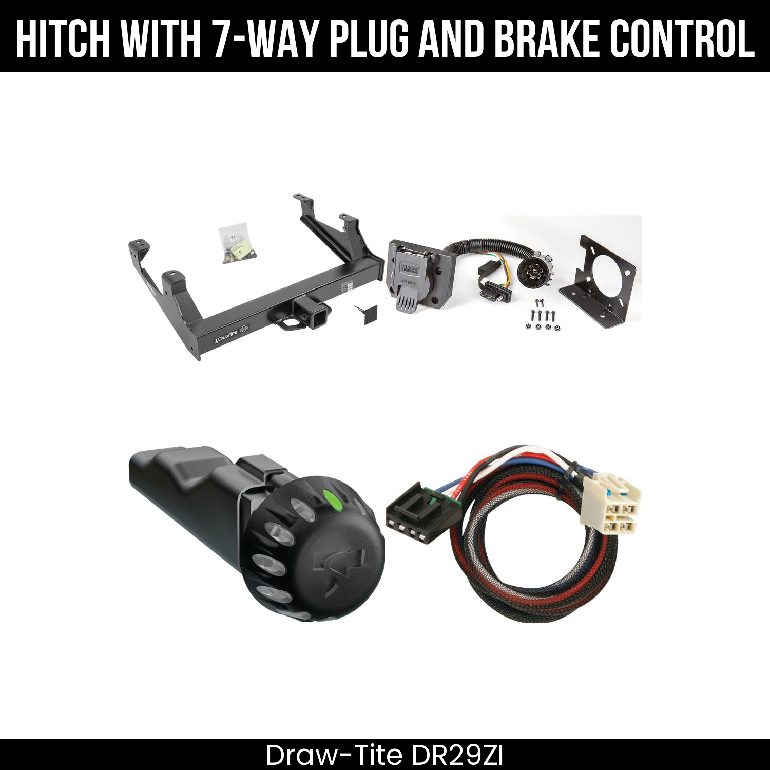 Trailer Hitch , 7-Way , Tekonsha Voyager iD Smart Brake Control