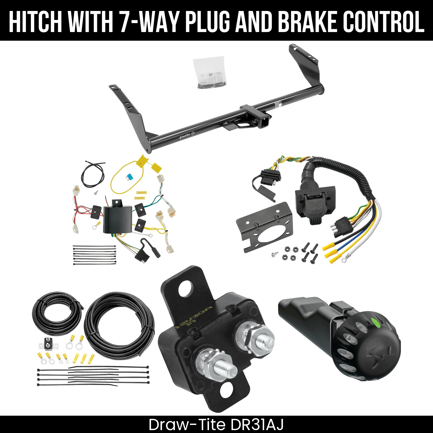 Trailer Hitch , 7-Way , Tekonsha Voyager iD Smart Brake Control