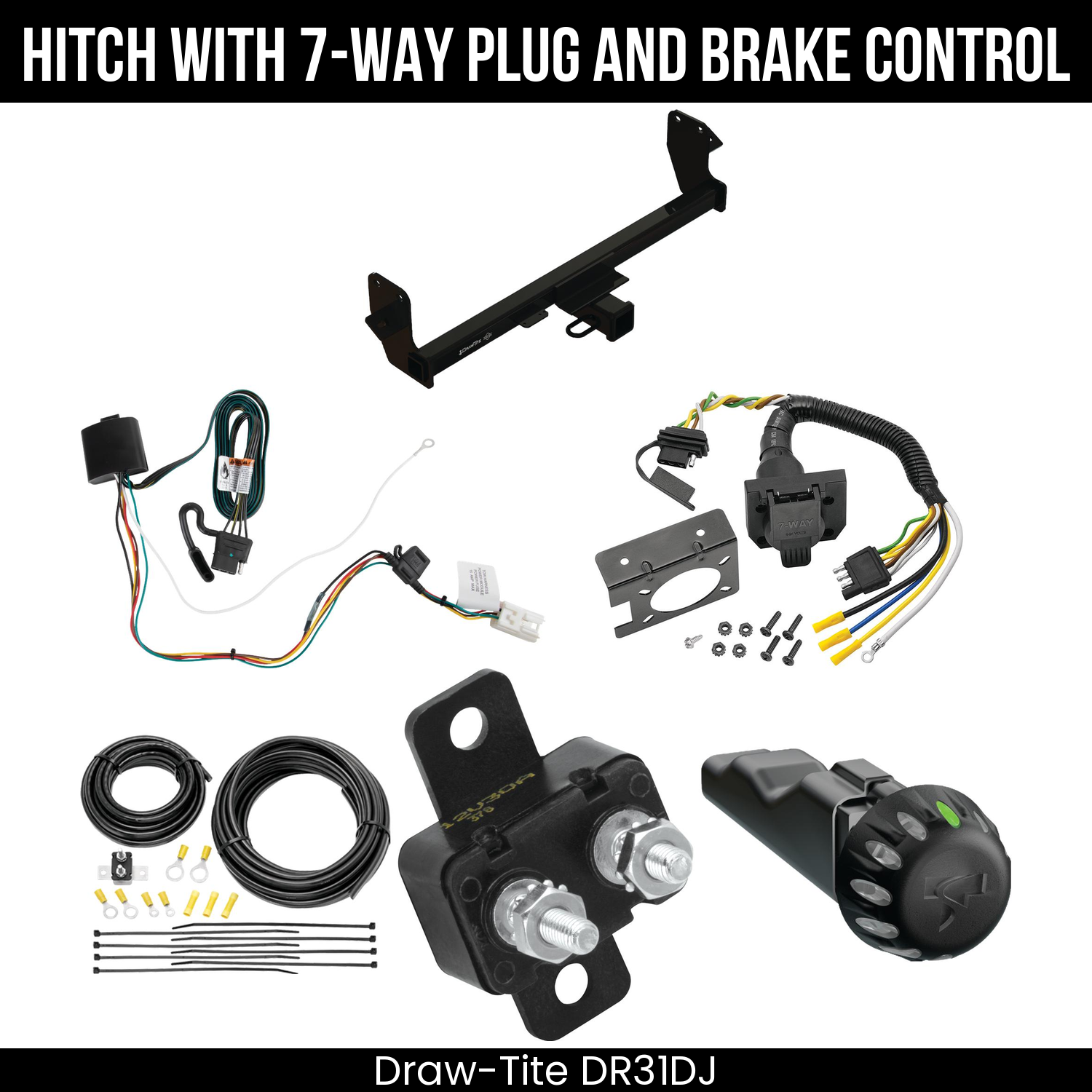 Trailer Hitch , 7-Way , Tekonsha Voyager iD Smart Brake Control