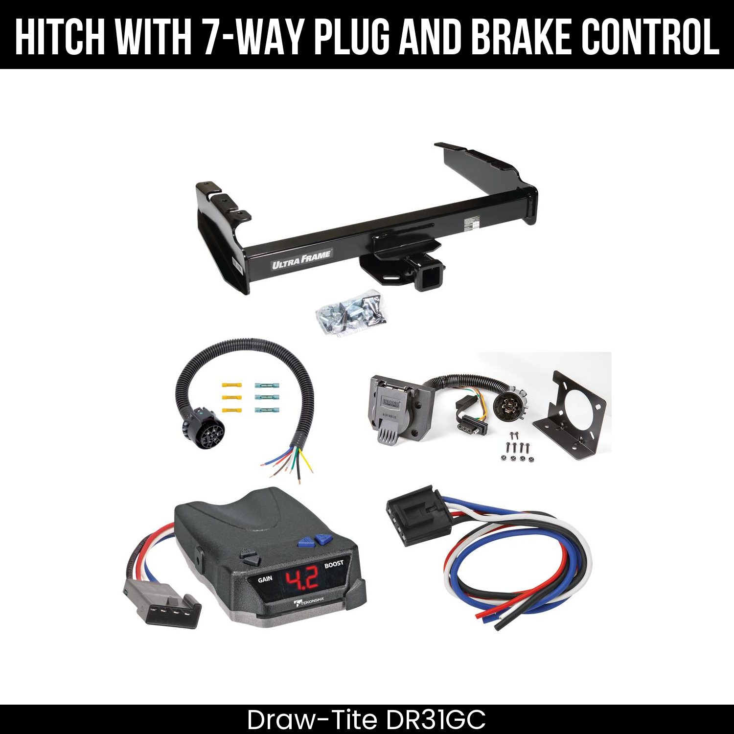 Trailer Hitch , 7-Way , Tekonsha Brake EVN Control