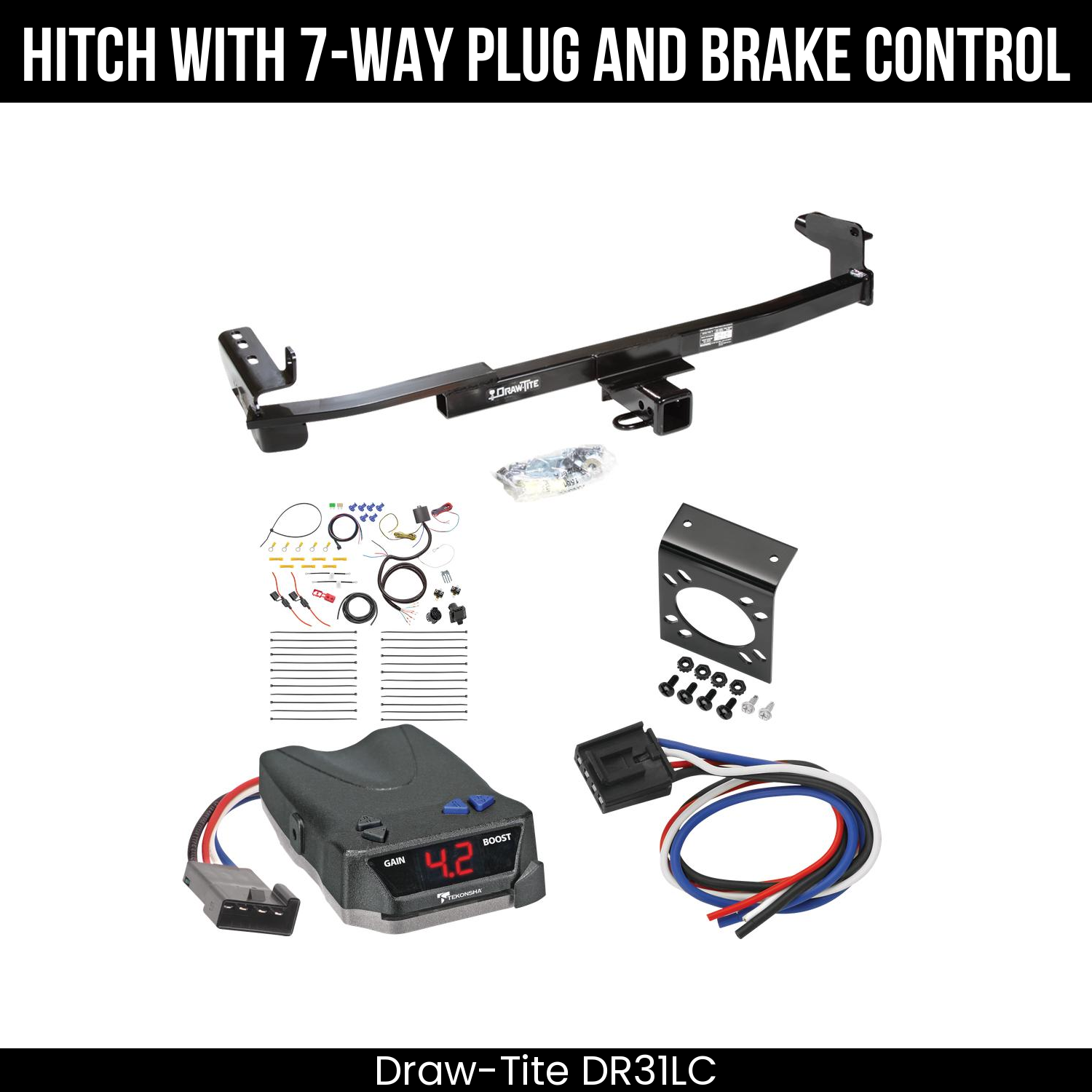 Trailer Hitch , 7-Way , Tekonsha Brake EVN Control