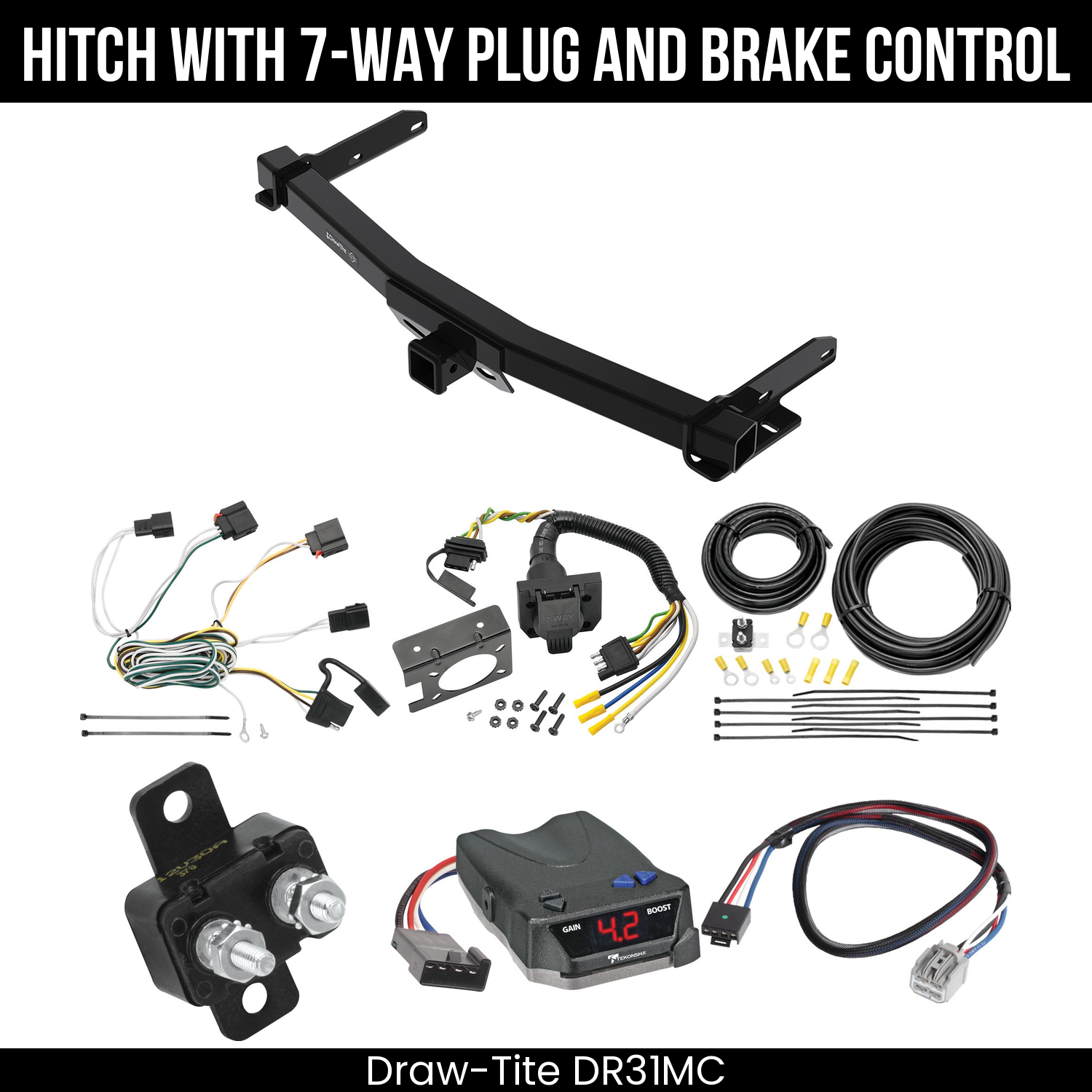 Trailer Hitch , 7-Way , Tekonsha Brake EVN Control