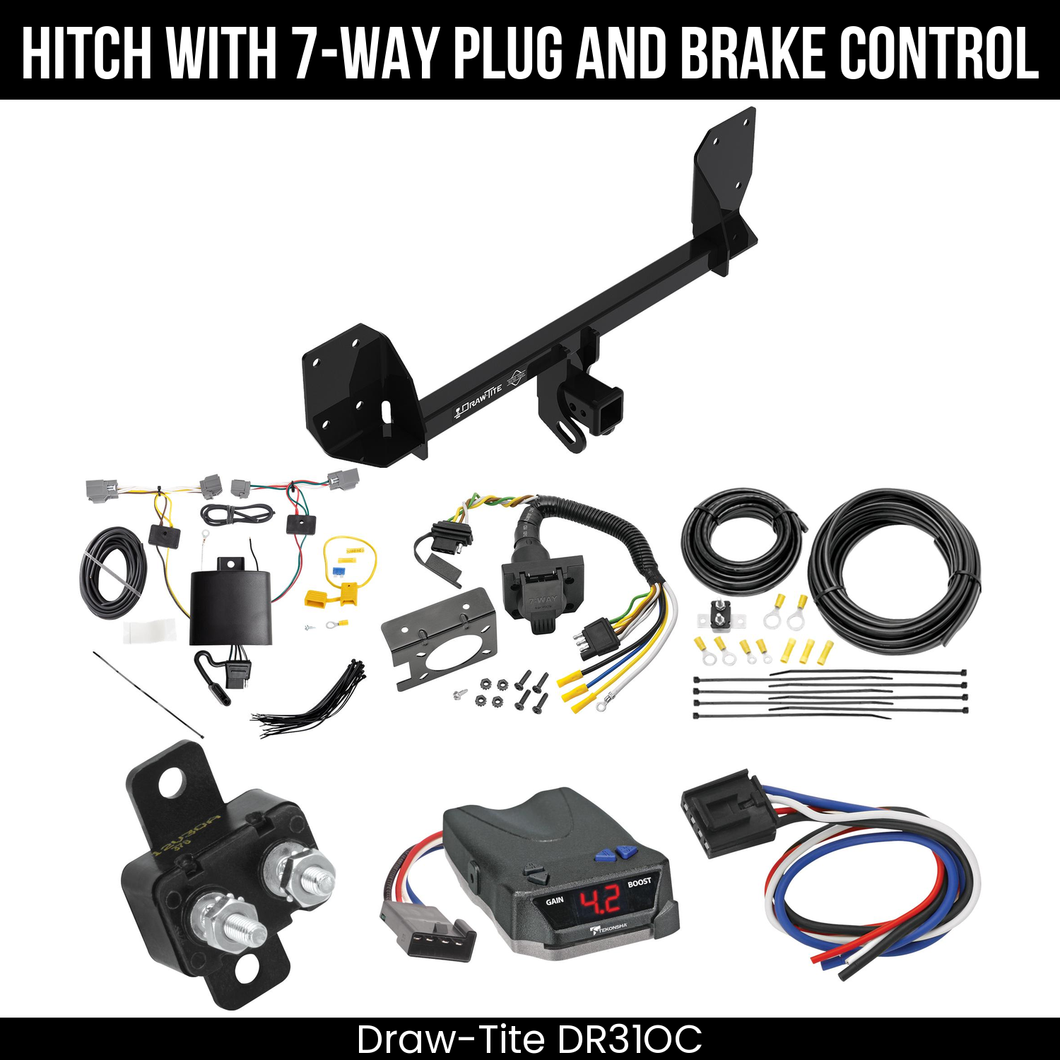 Trailer Hitch , 7-Way , Tekonsha Brake EVN Control