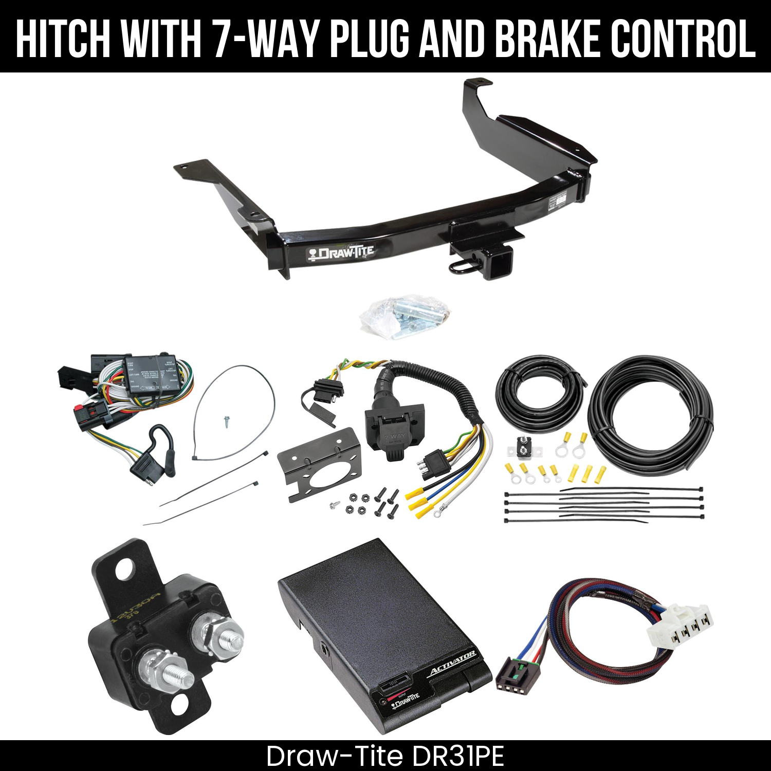 Trailer Hitch , 7-Way , Draw-Tite Activator Brake Control